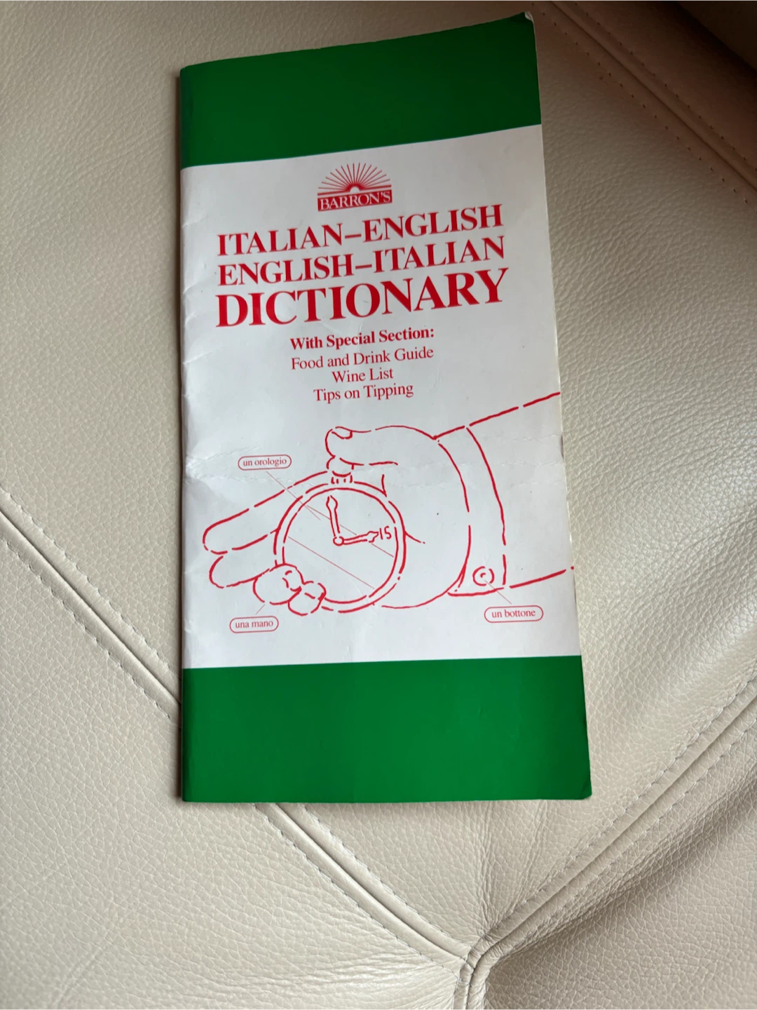Barron's Italian-English Dictionary small pamphlet