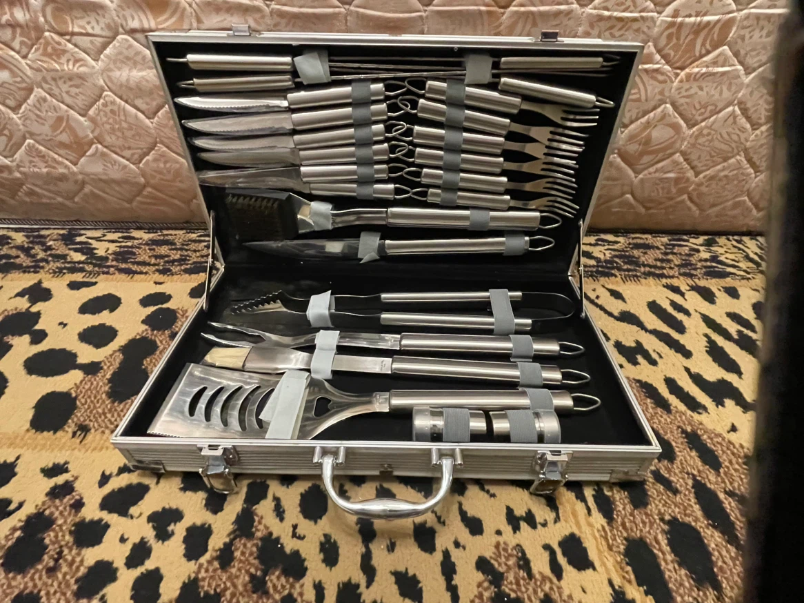 Stainless Steel Barbecue Tool Set - photo 2