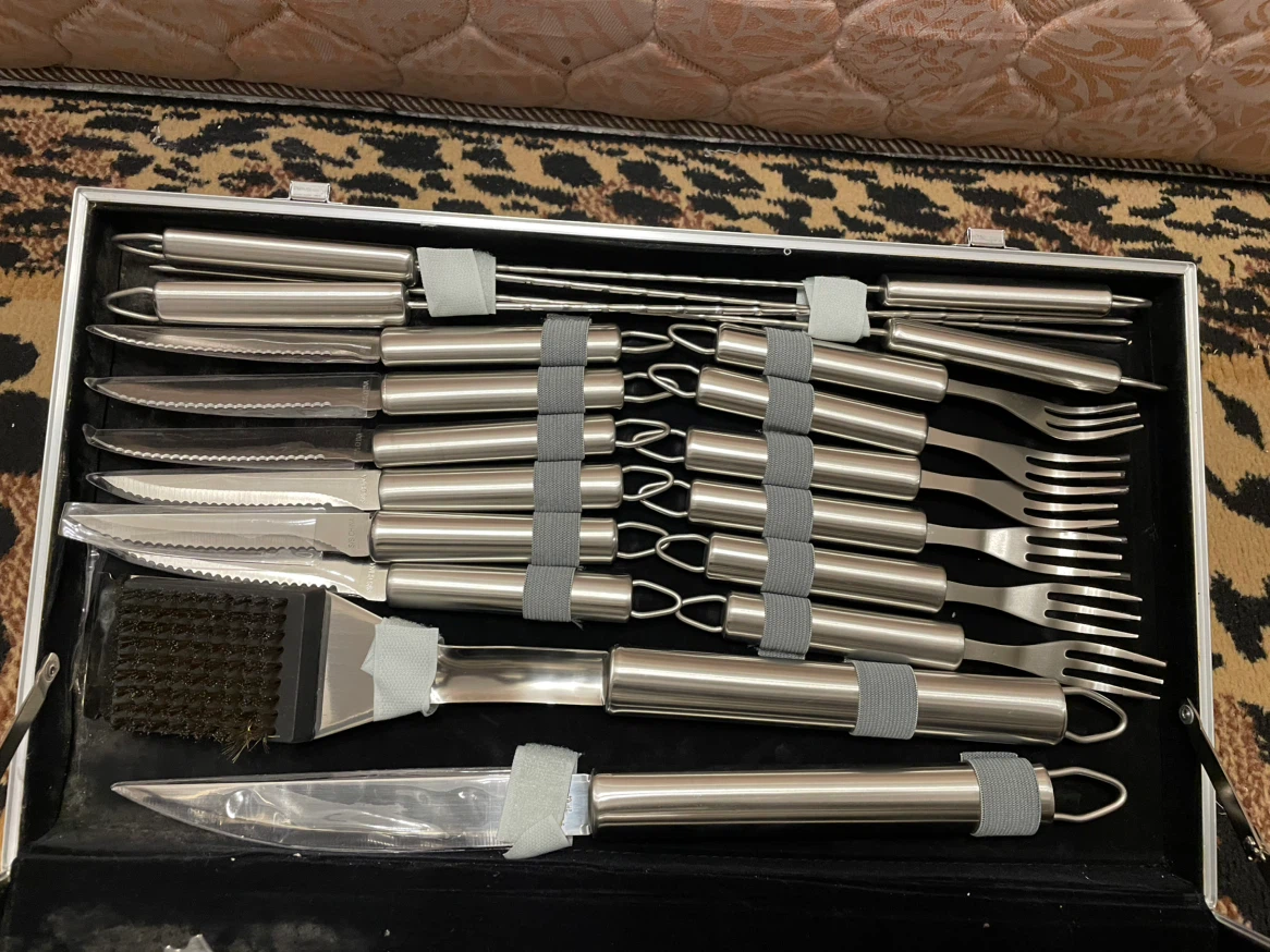 Stainless Steel Barbecue Tool Set - photo 3