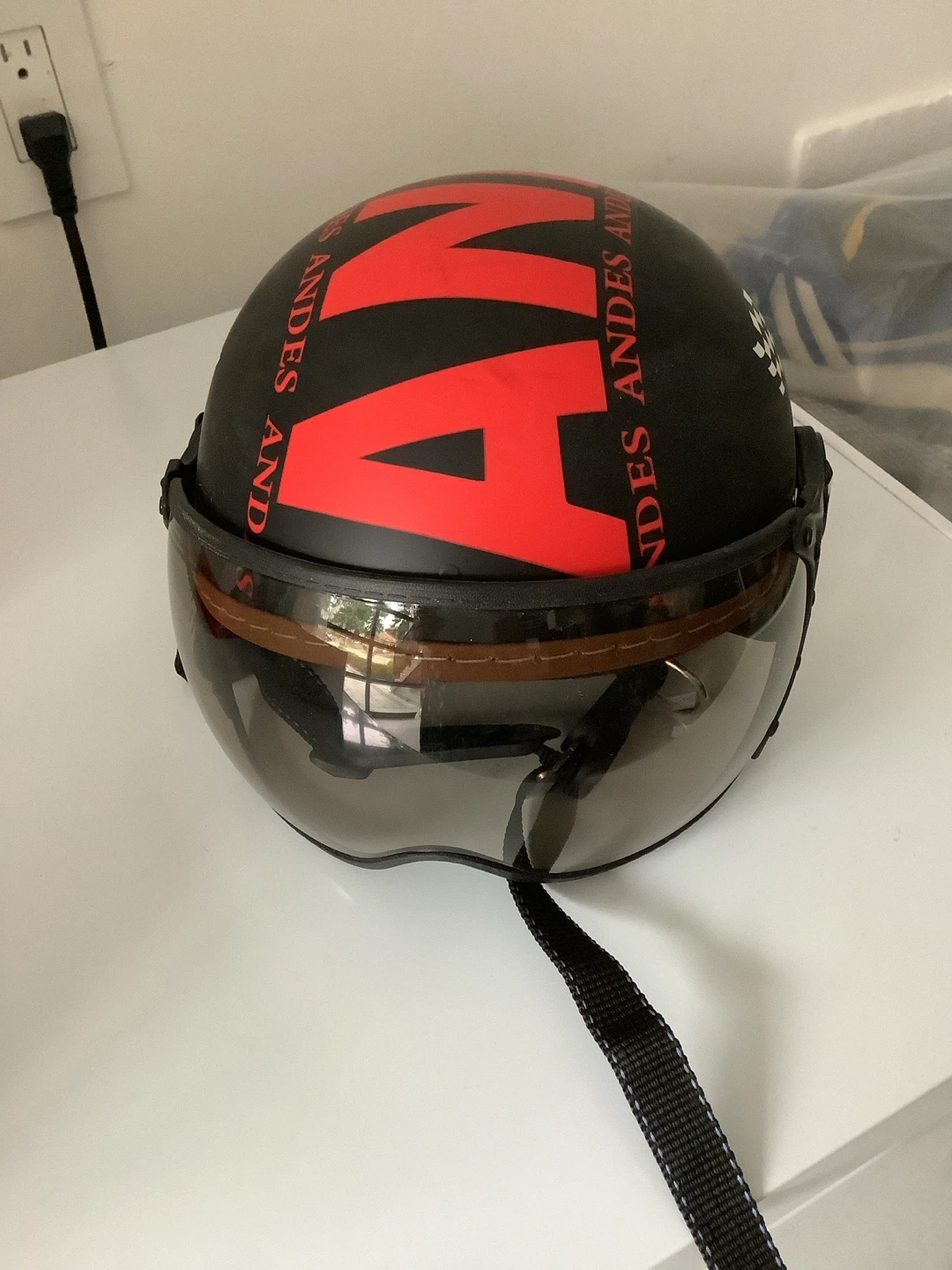 Andes Motorcycle Helmet with Visor