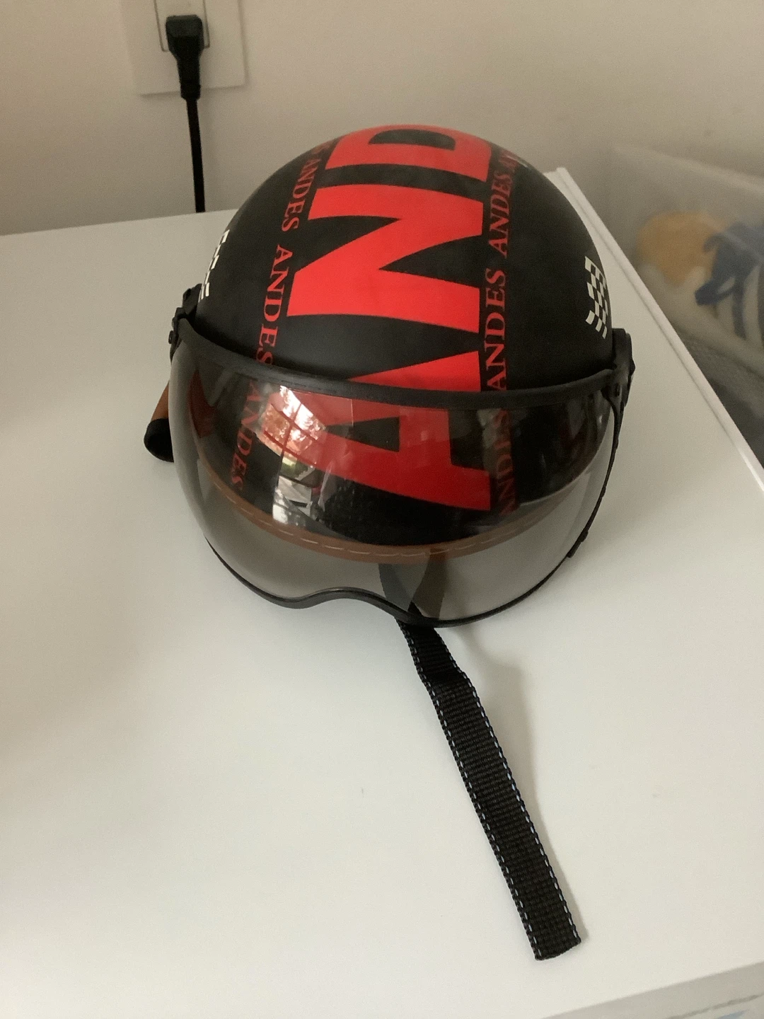 Andes Motorcycle Helmet with Visor - photo 3