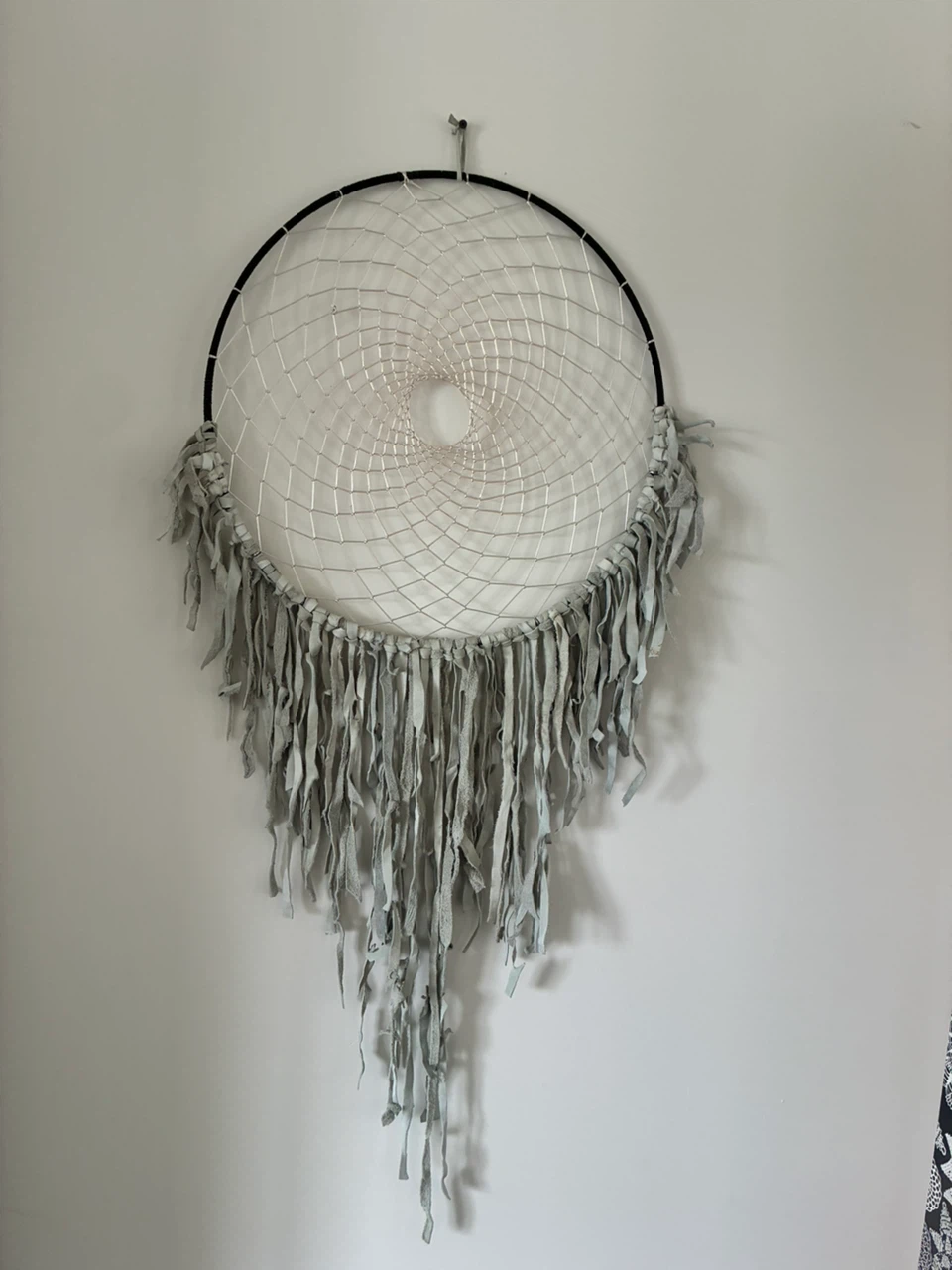 Large Dreamcatcher with Grey Tassels - photo 2