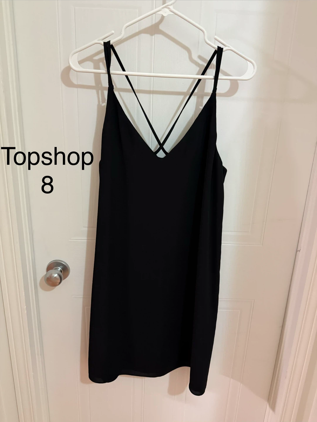 Robe noire Topshop