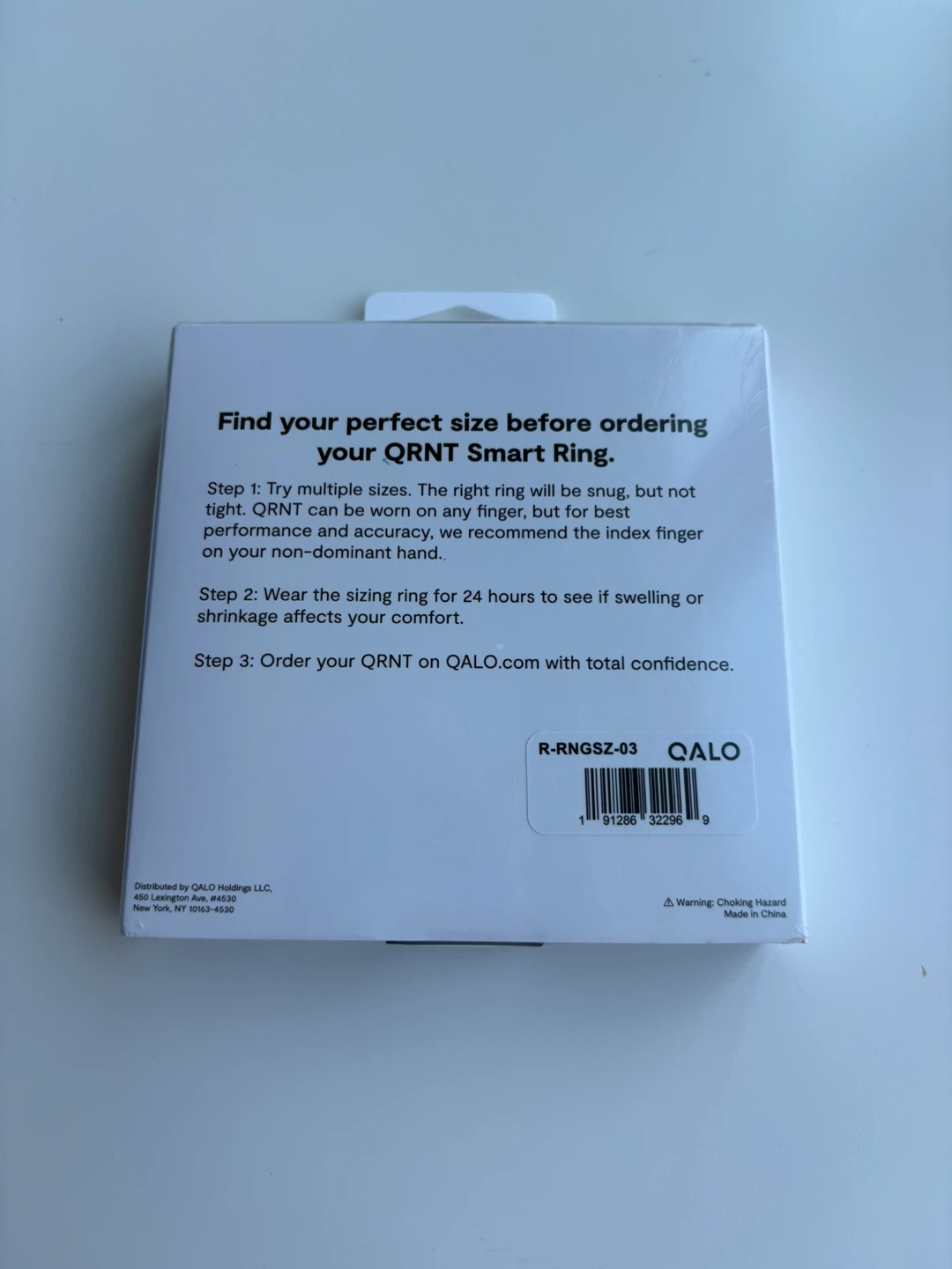 QALO QRNT Smart Ring Sizing Kit - photo 2