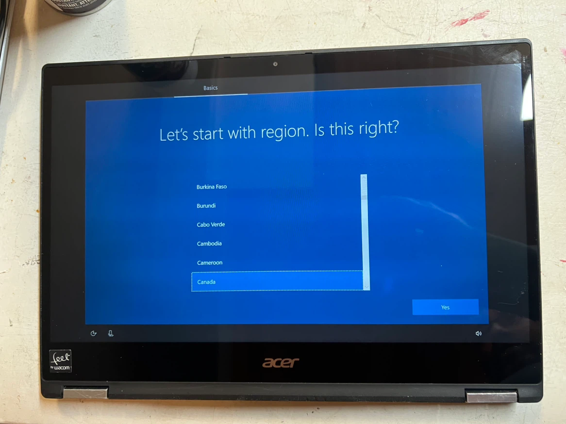 Acer Spin 3 Convertible Laptop
