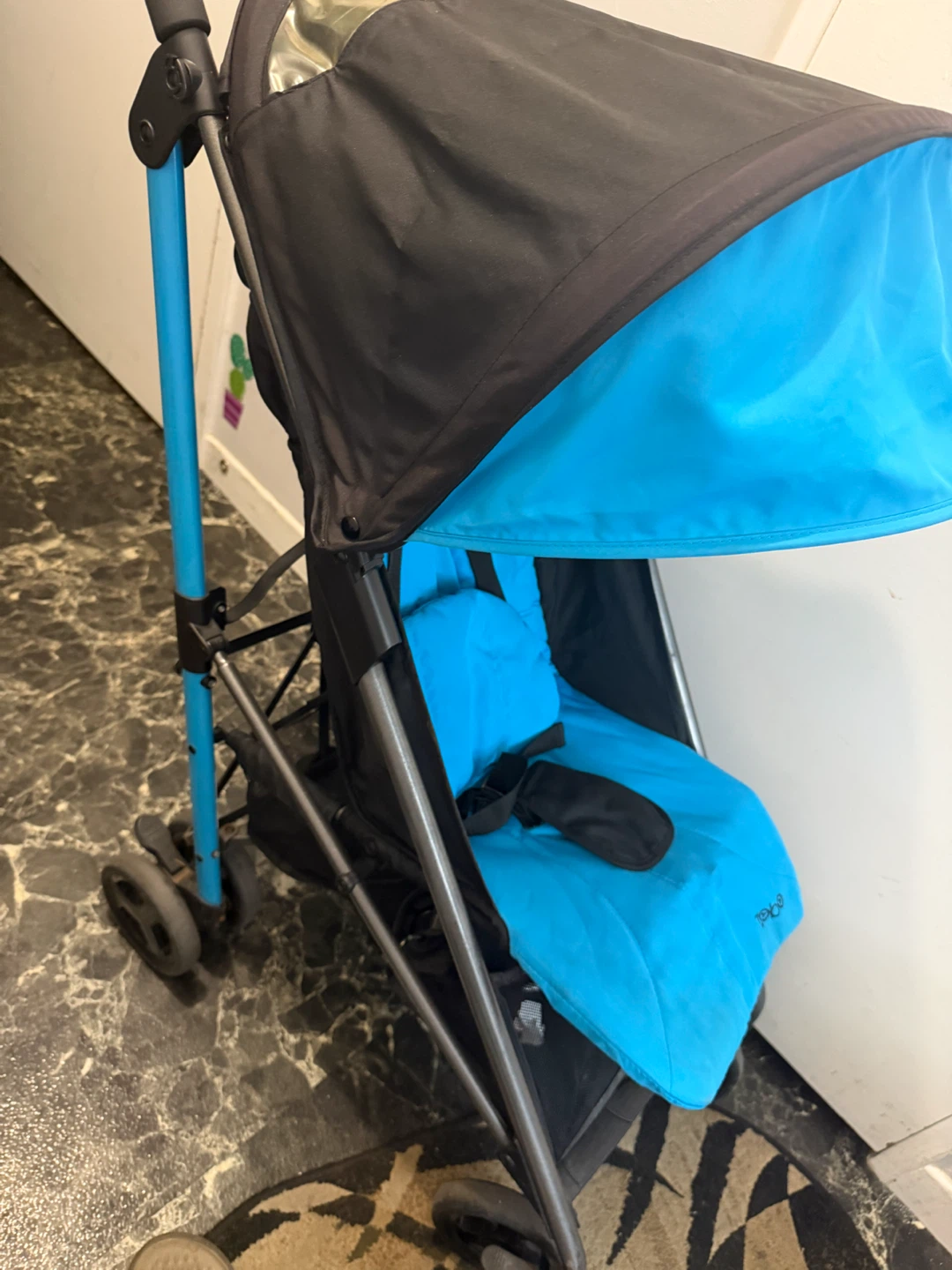 Zobo Umbrella Stroller - Blue and Black