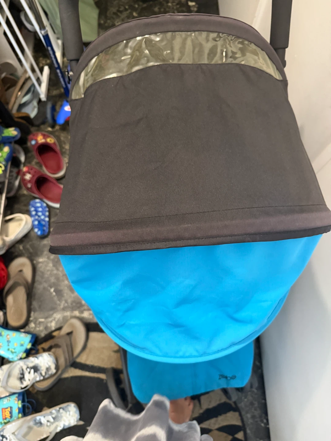 Zobo Umbrella Stroller - Blue and Black - photo 2