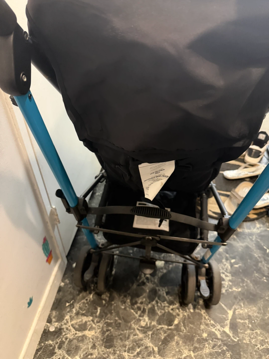 Zobo Umbrella Stroller - Blue and Black - photo 3