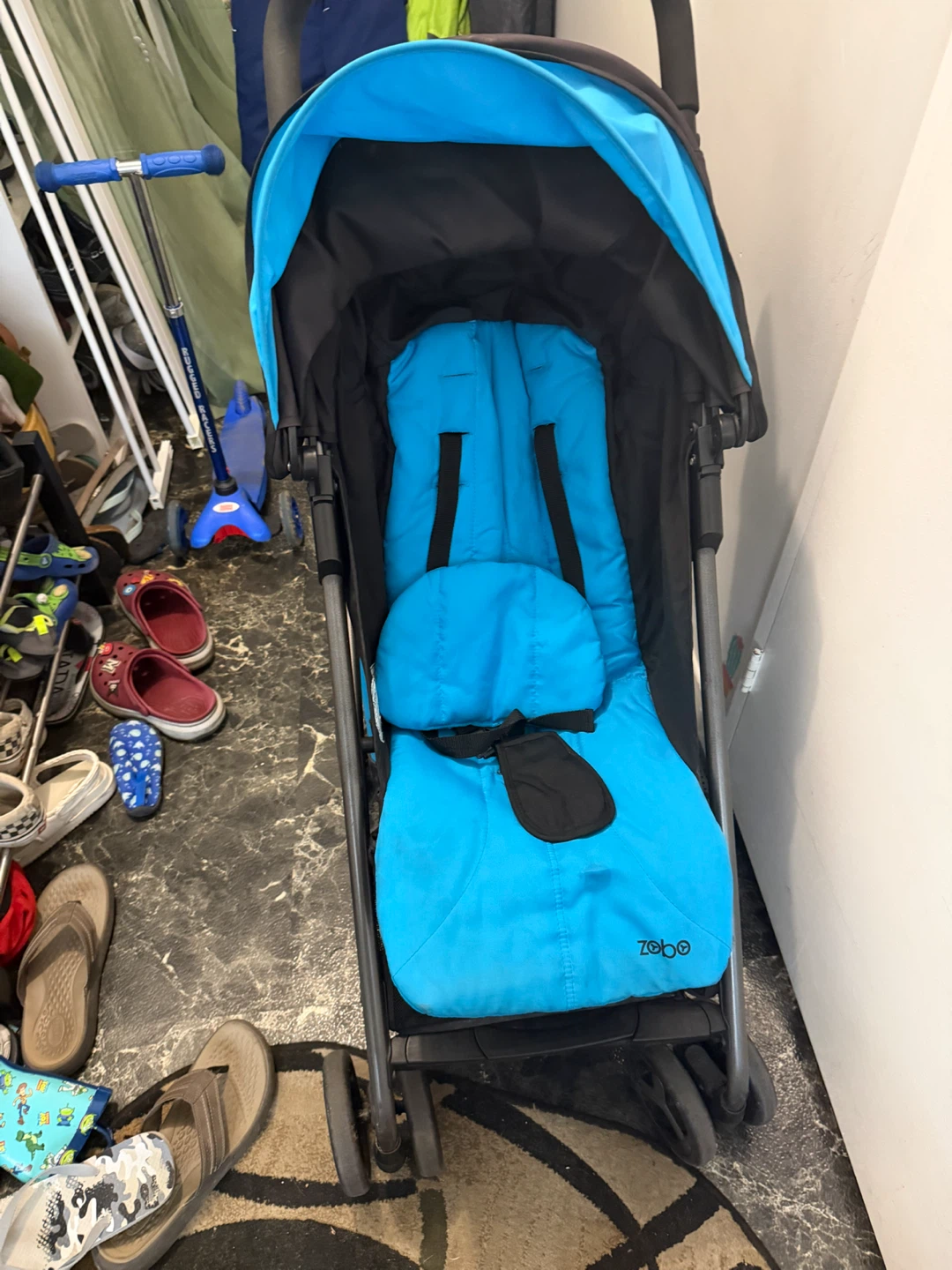 Zobo Umbrella Stroller - Blue and Black - photo 4