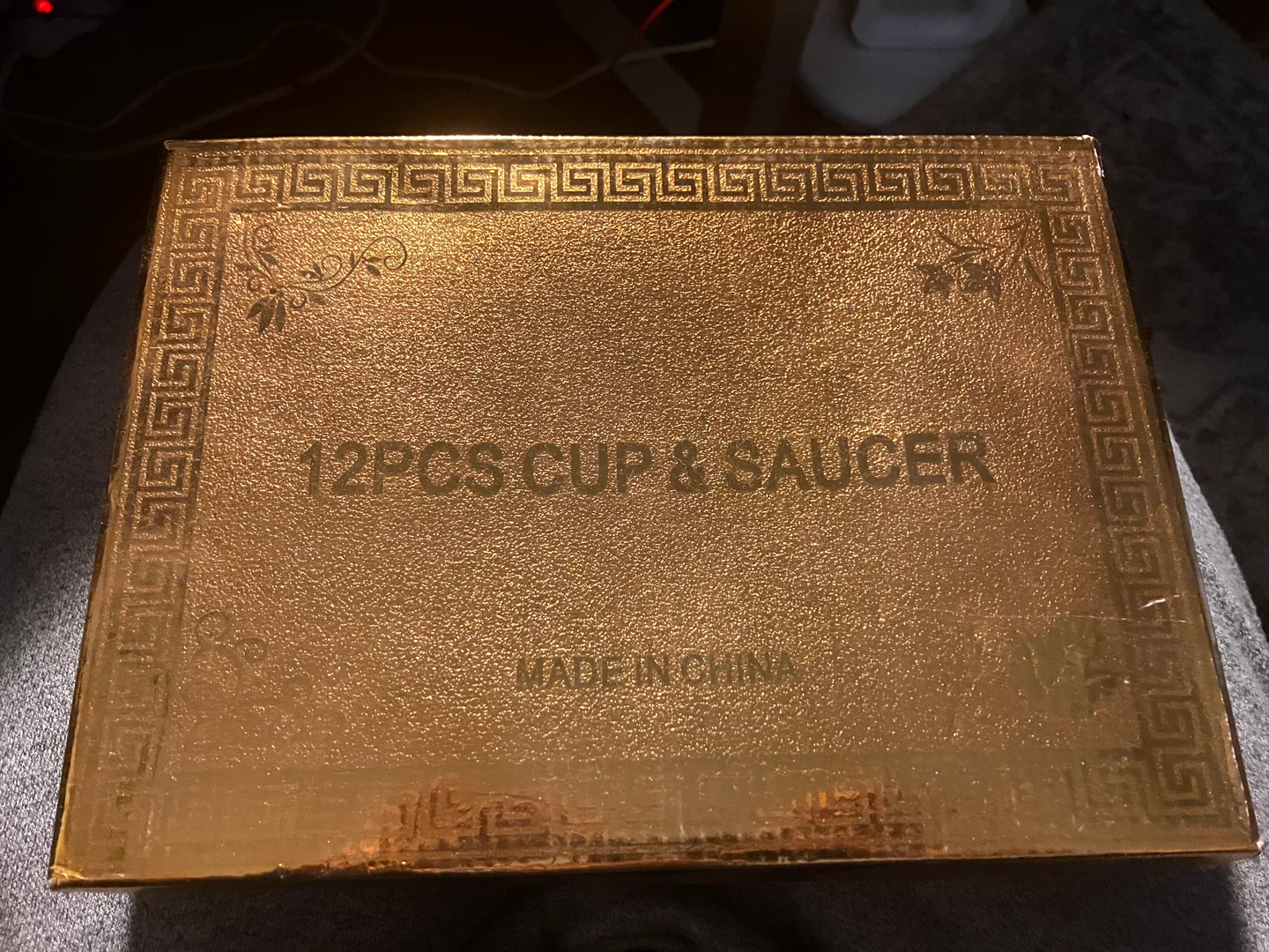 12 Piece Cup and Saucer Set