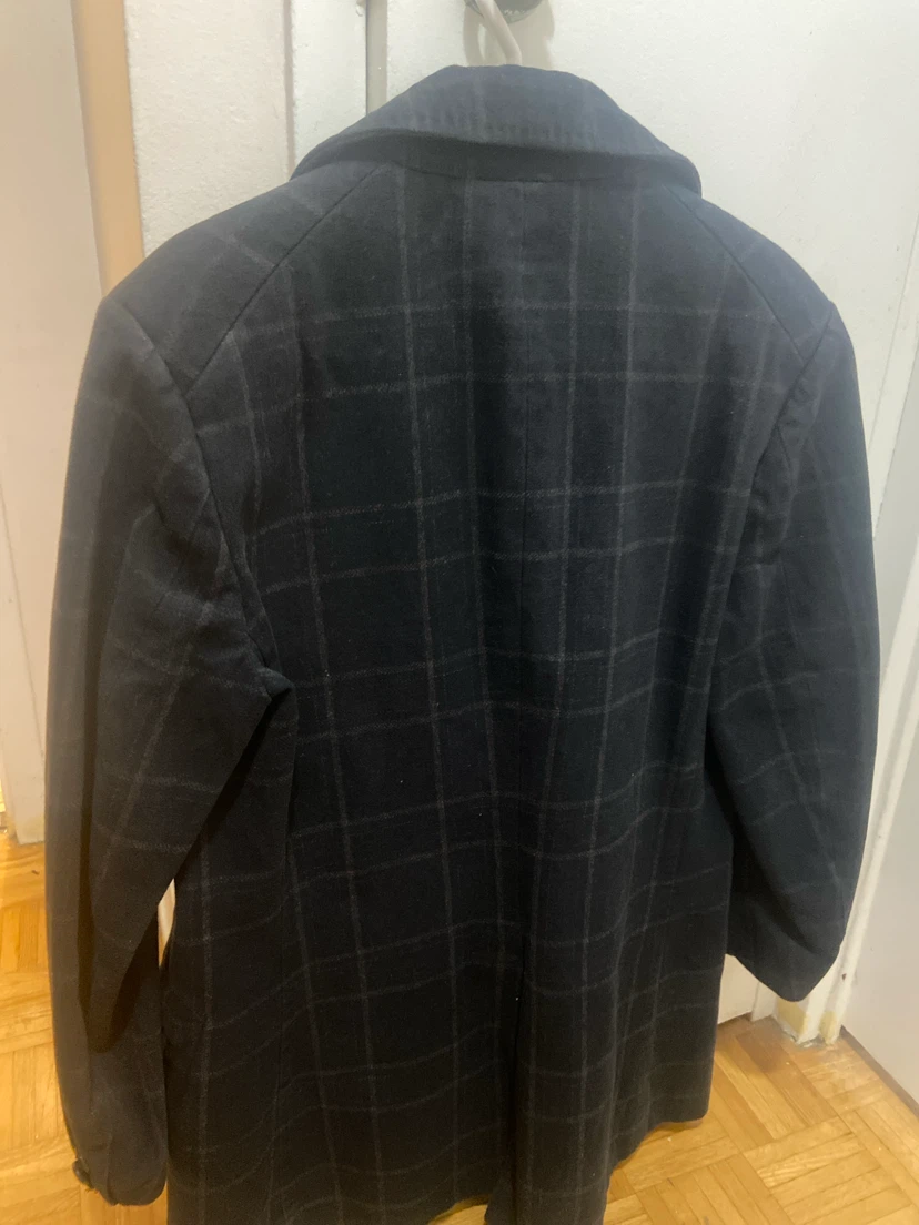 Banana Republic Plaid Wool-Blend Overcoat - photo 4