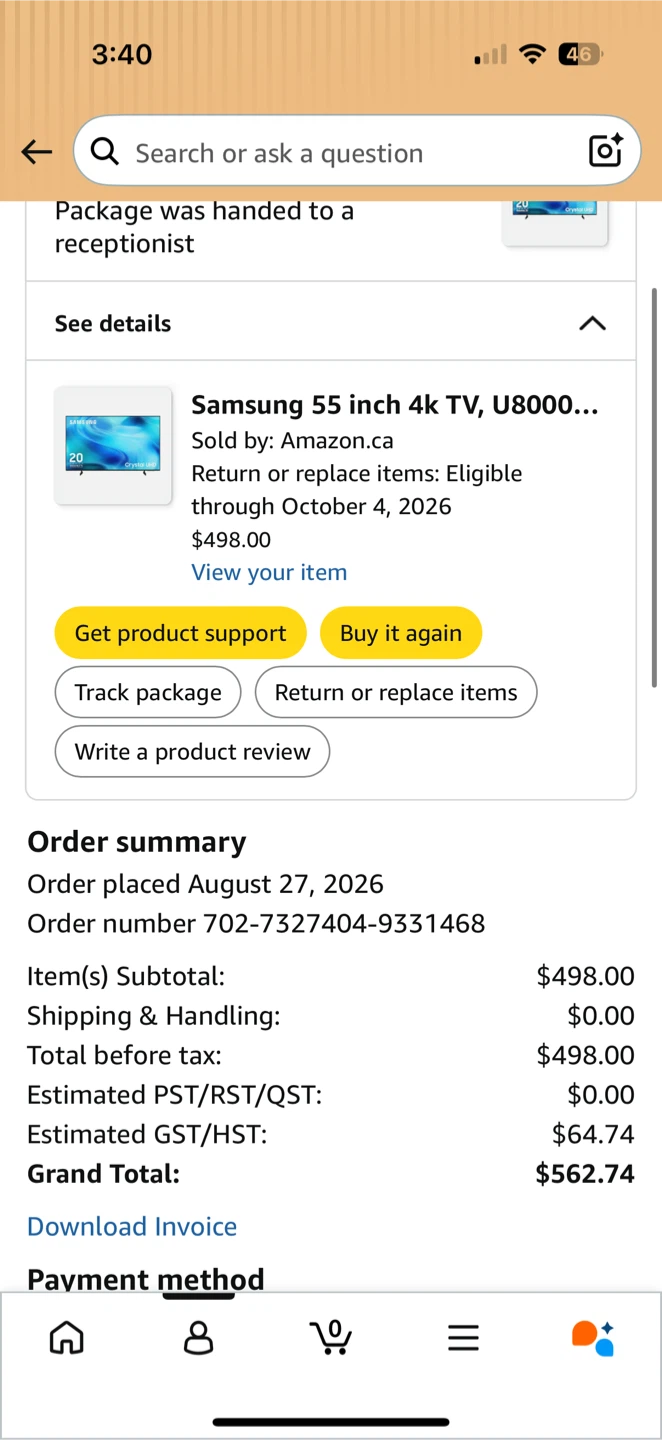 Samsung 55 inch Crystal UHD TV - photo 2