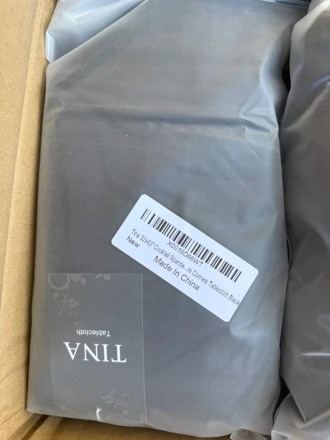 12 Pack Black Spandex Tablecloths for 30" Cocktail Tables - photo 4