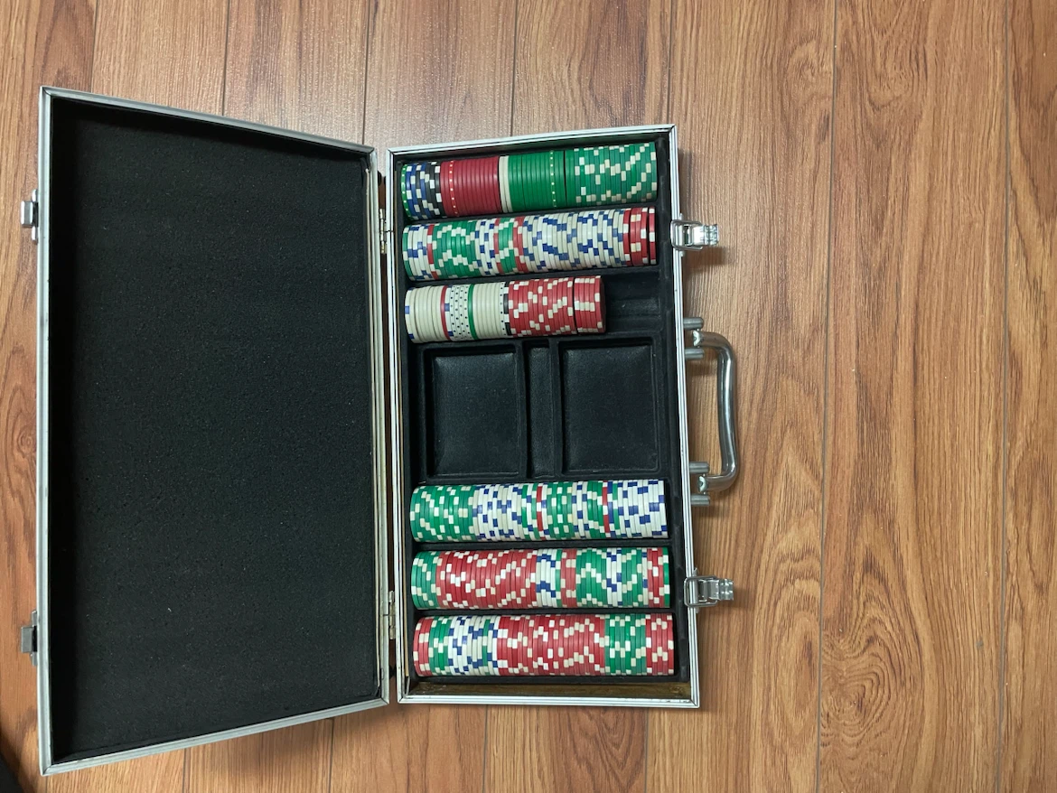 Poker Chip Set in Aluminium Case