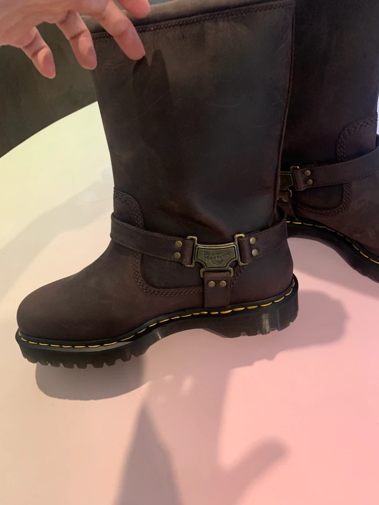 Dr. Martens Anistone Hi Leather Biker Boots - photo 4