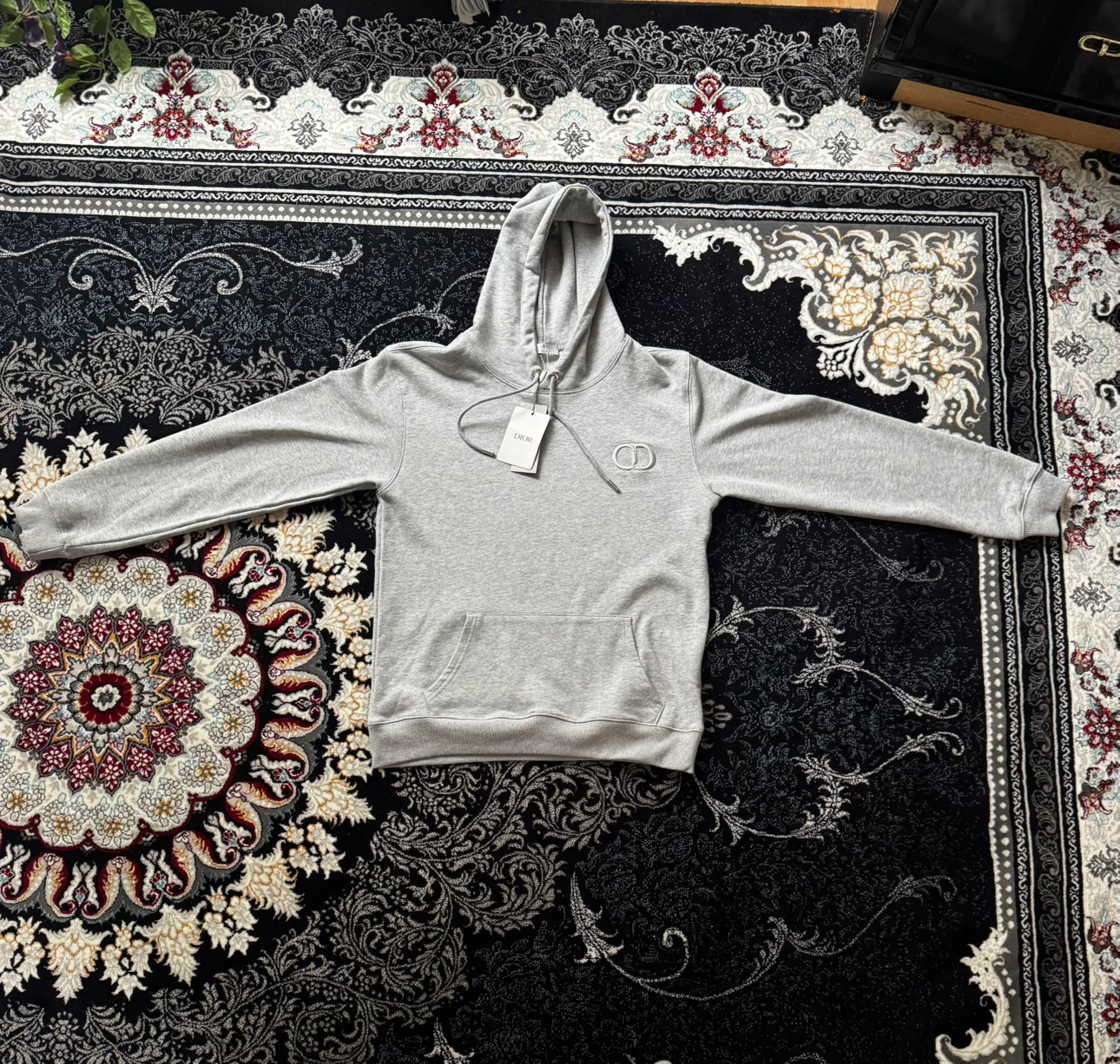 Dior CD Grey Hoodie - photo 3
