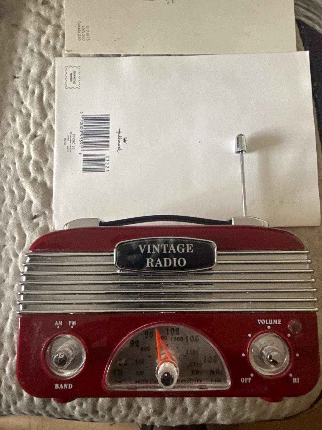 Red Vintage Radio