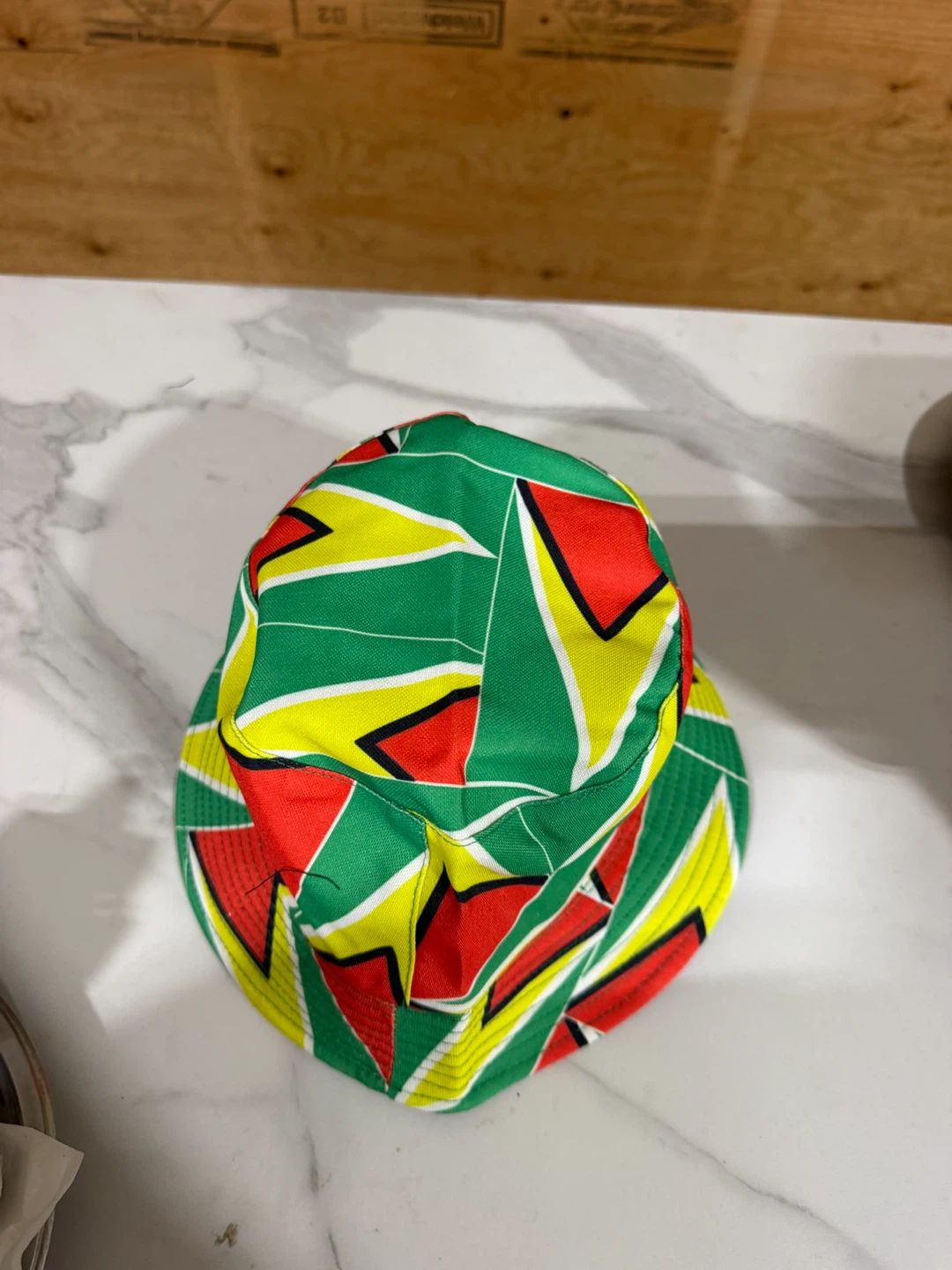 Guyana Flag Pattern Bucket Hat - photo 3