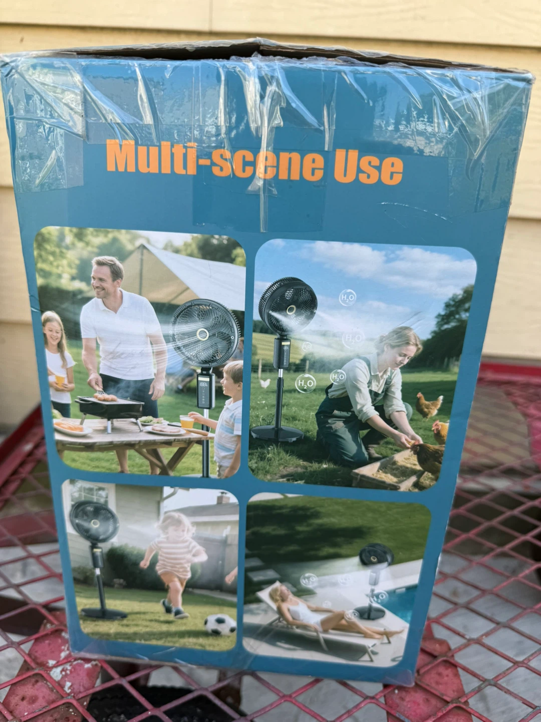 P51 Cordless Misting Pedestal Fan 12-Inch - photo 2