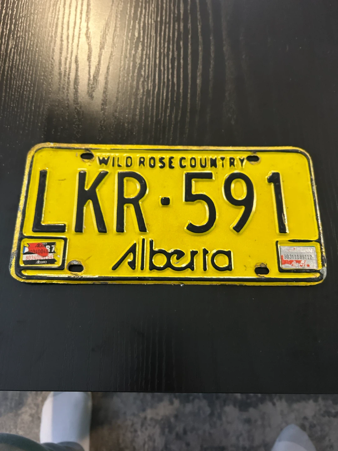 Alberta  Vintage License Plate