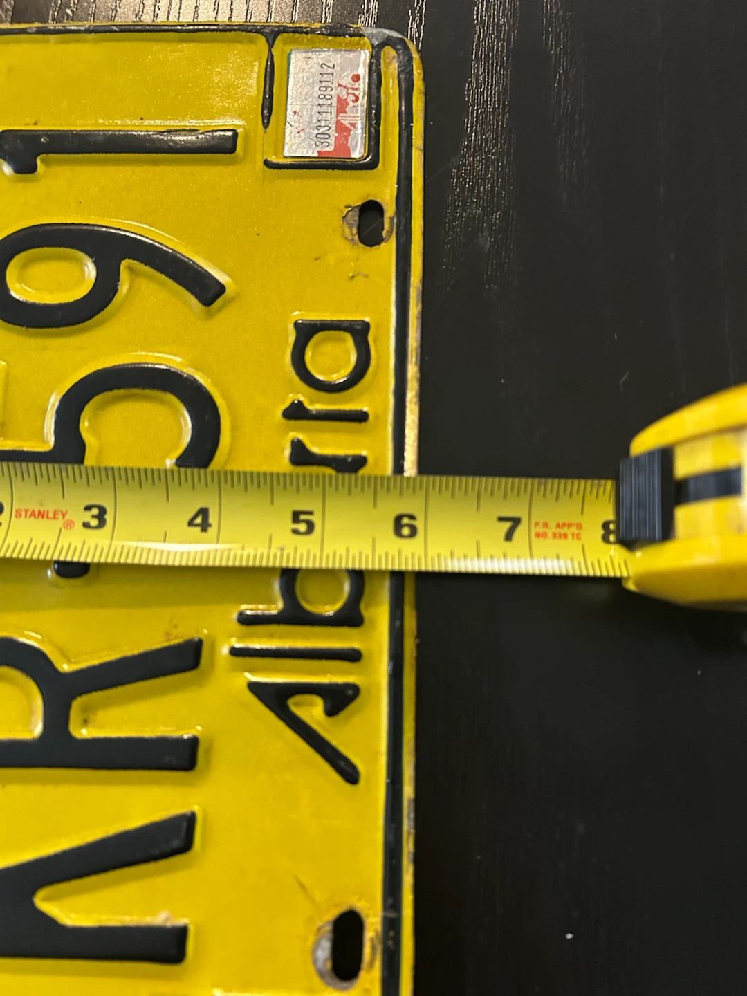 Alberta  Vintage License Plate - photo 4