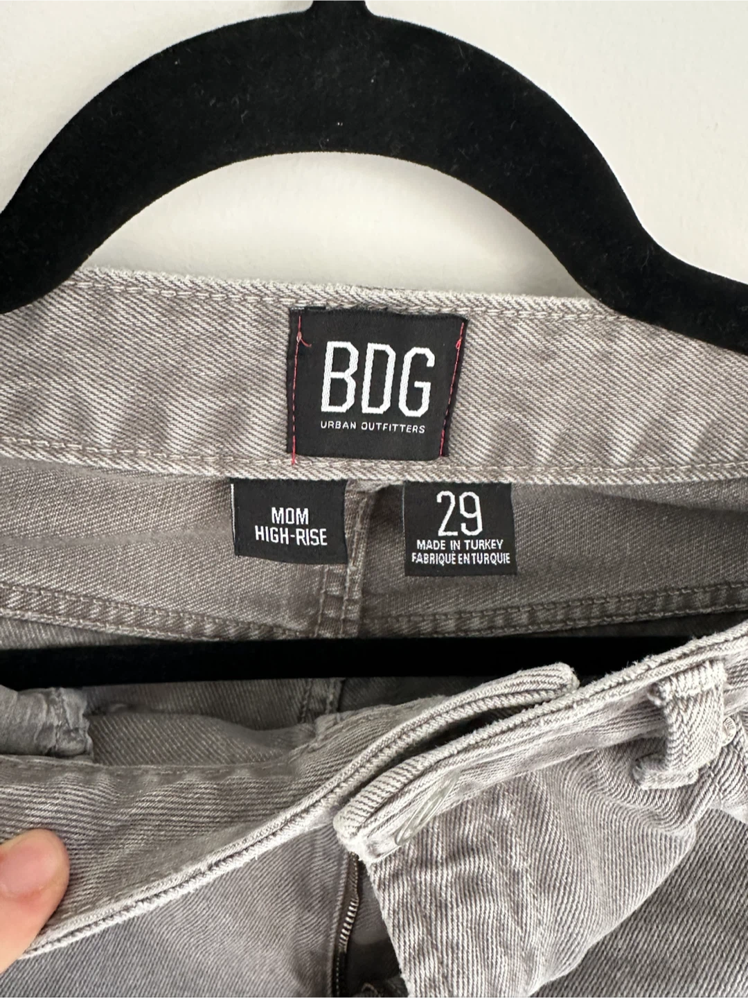 BDG Urban Outfitters Mom High-Rise Jeans - Grey - Size 29 - photo 2