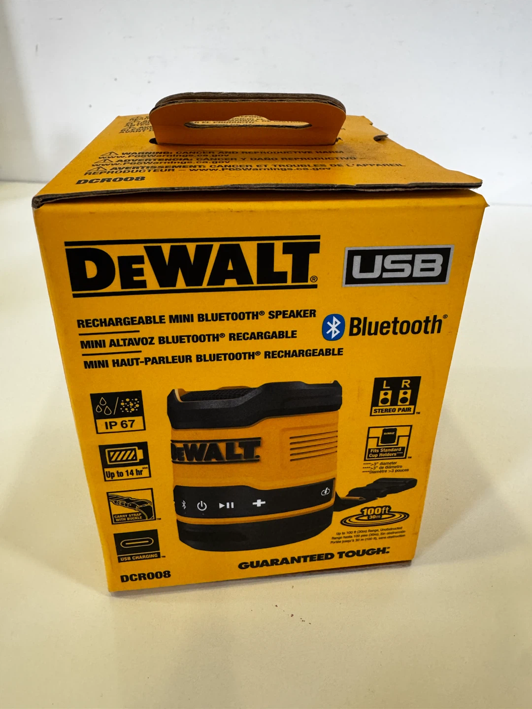 DEWALT Rechargeable Mini Bluetooth Speaker - photo 2