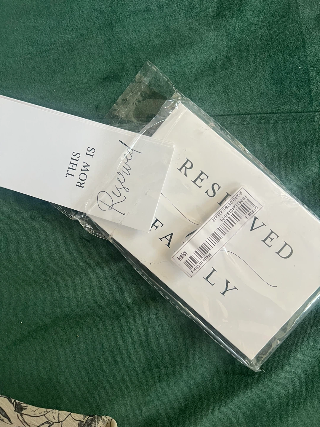 Gold Wedding Items sign holders etc - photo 5
