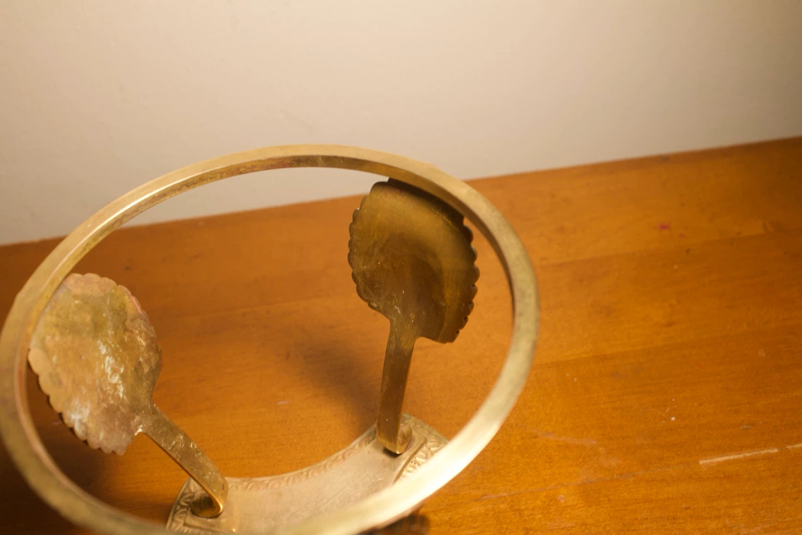 Brass Seashell Potpourri Stand with Bowl - photo 5