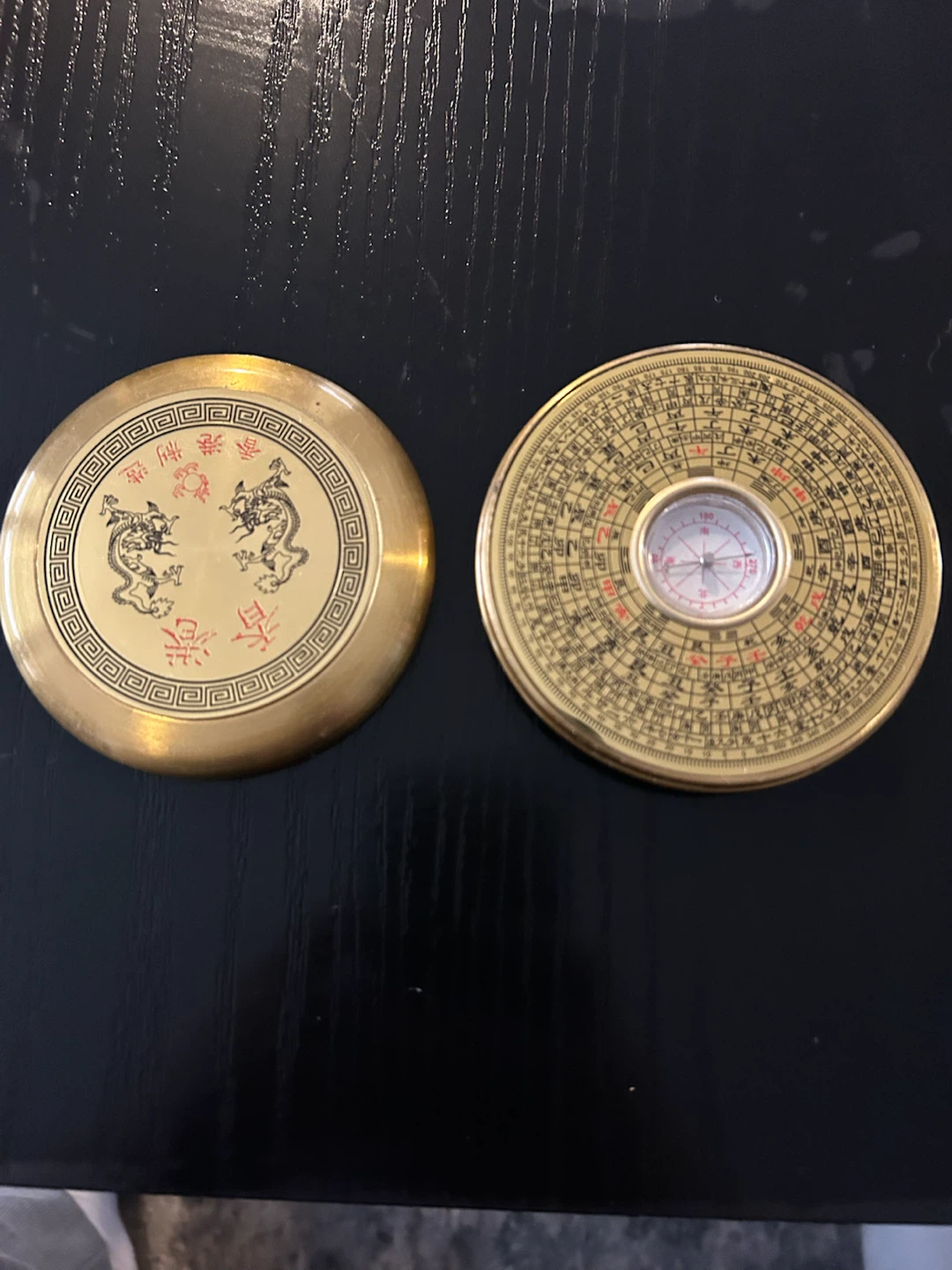 Vintage Chinese Feng Shui Compass