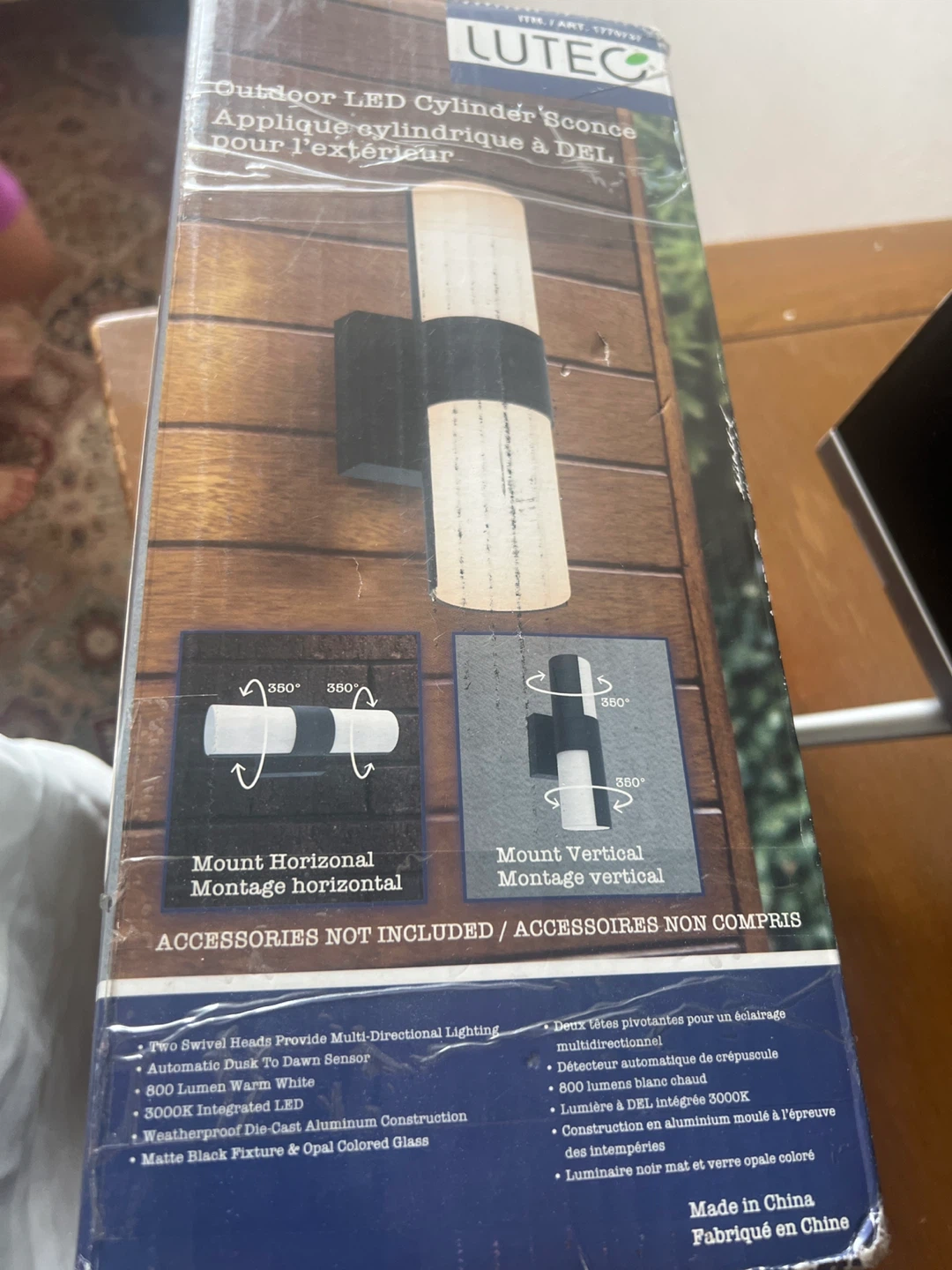 Lutec Outdoor LED Cylinder Sconce - photo 3