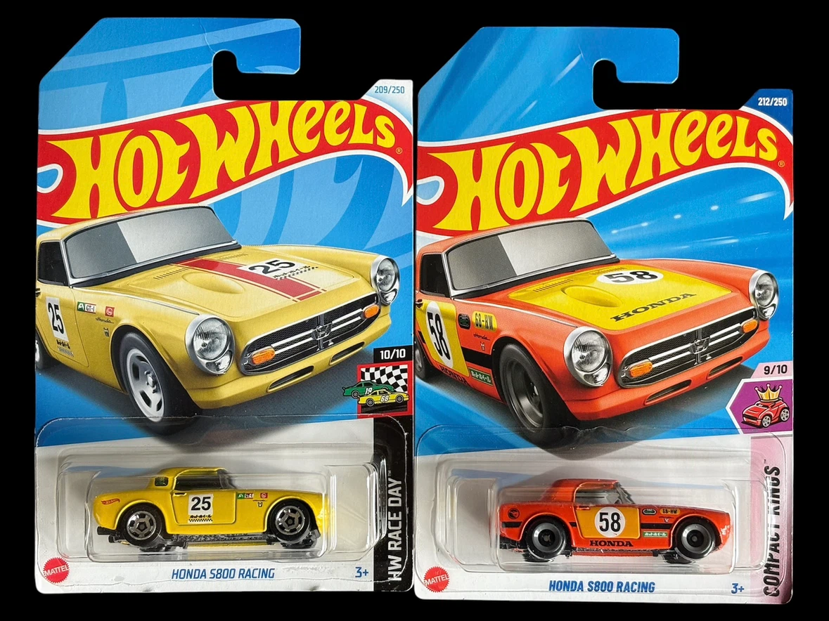 Hot Wheels Honda S800 Racing (2-Pack)