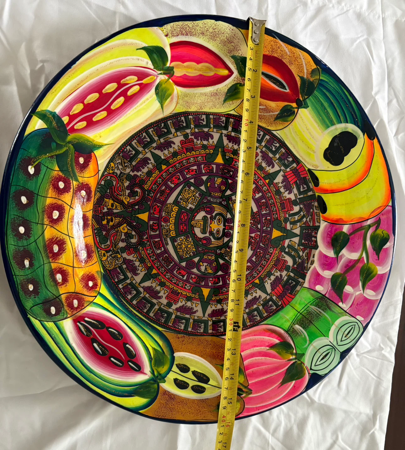 Mexican Mayan Calendar Decorative Ceramic Plate - photo 5