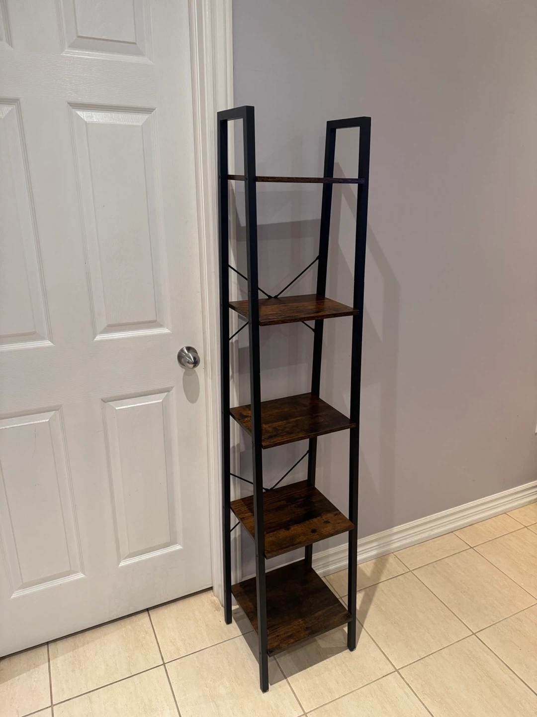 5-Shelf Ladder Bookshelf