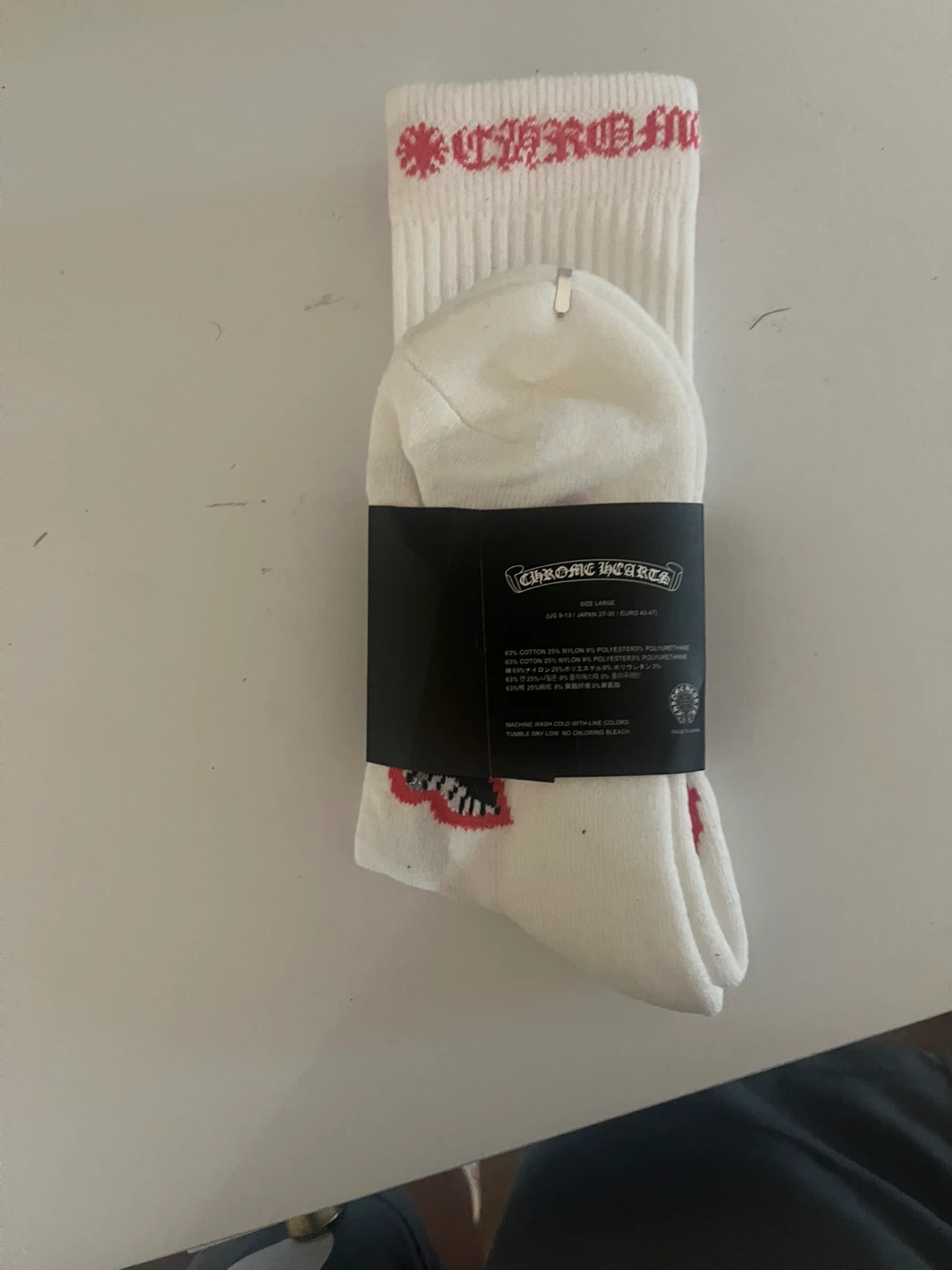 Chrome heart socks - photo 2