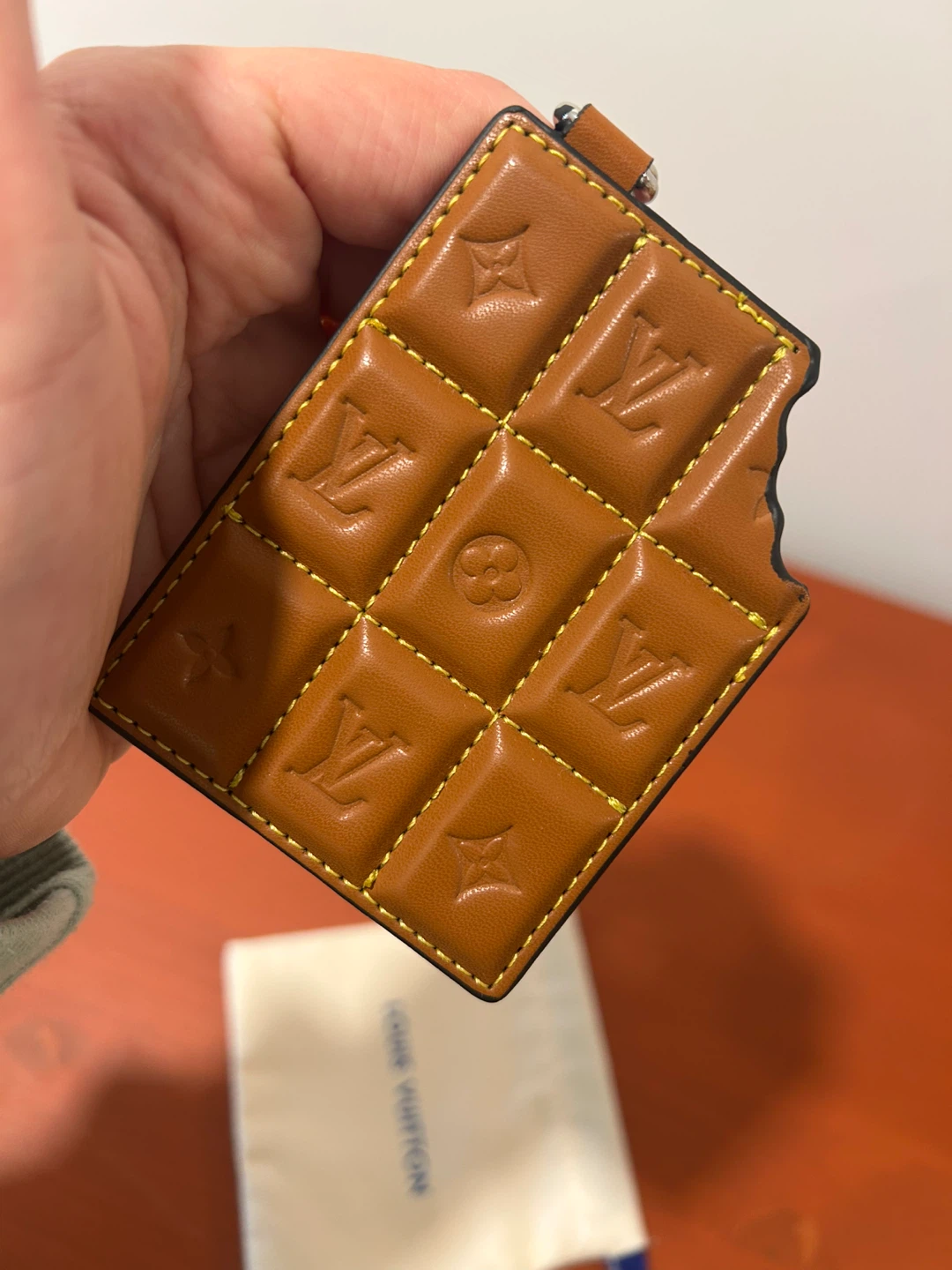 Louis Vuitton Chocolate Bar Bag Charm or Keychain - photo 4