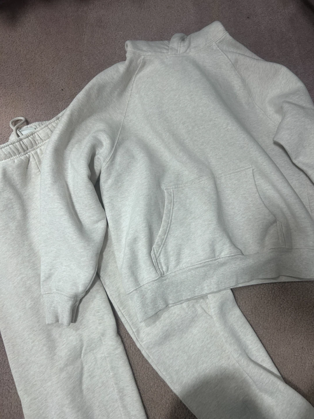 ARITZIA Sweatfleece Mega Fit Hoodie and Sweatpants Set