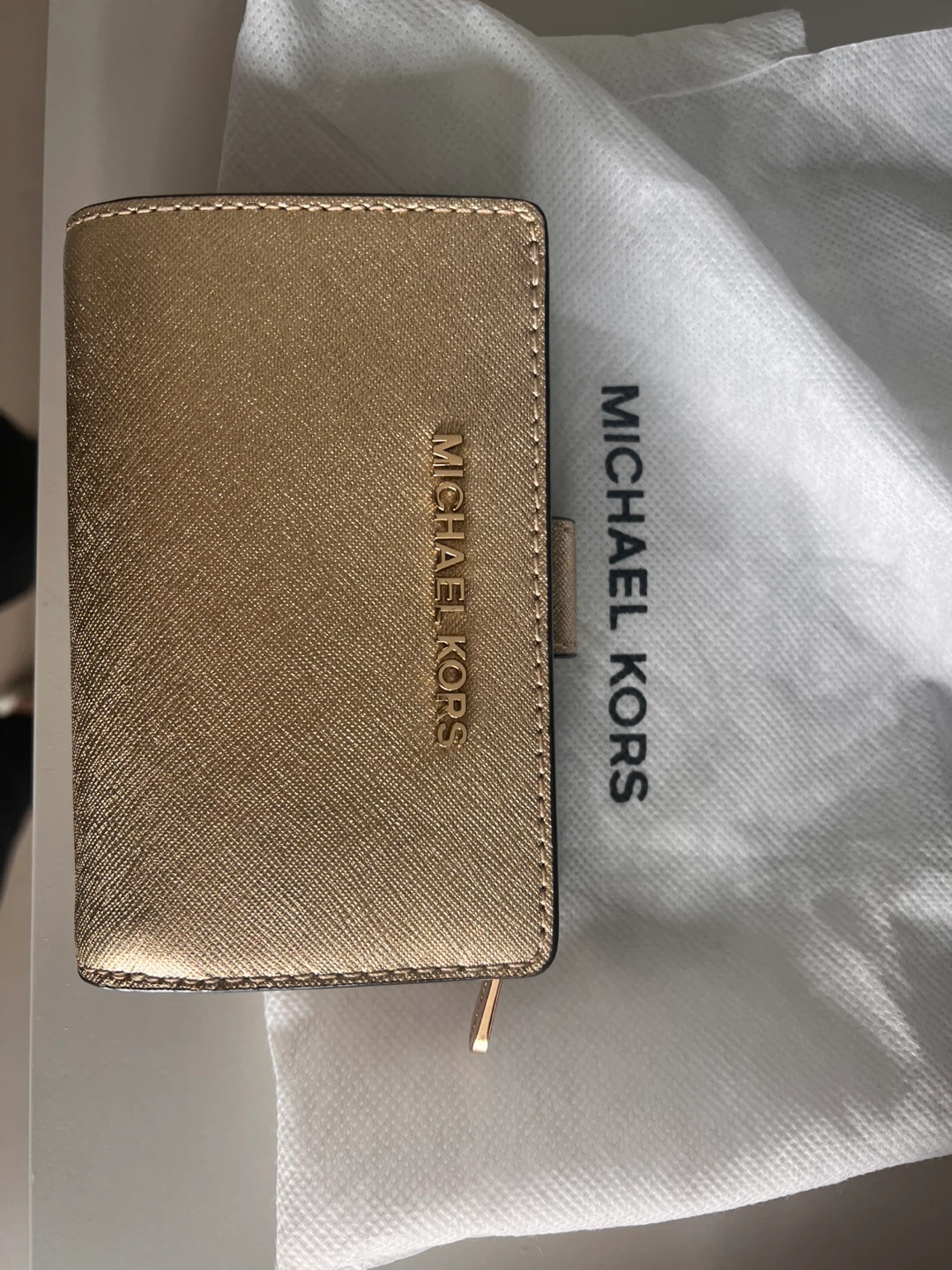 Michael Kors Gold Wallet