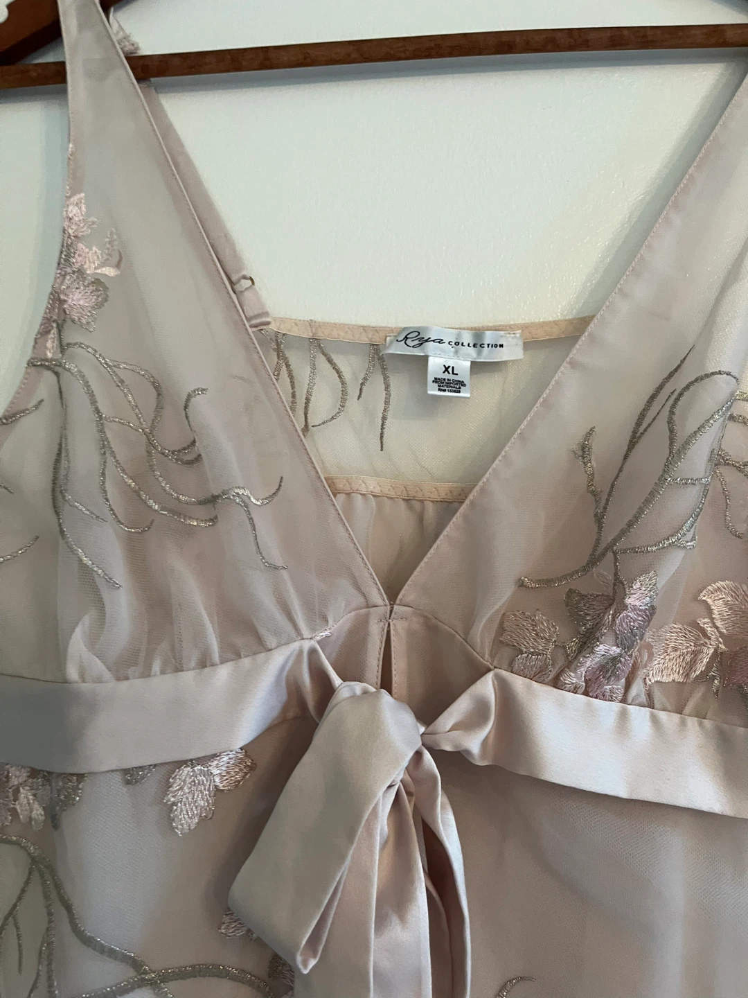 Rya Collection Floral Embroidered Mesh Chemise - photo 3
