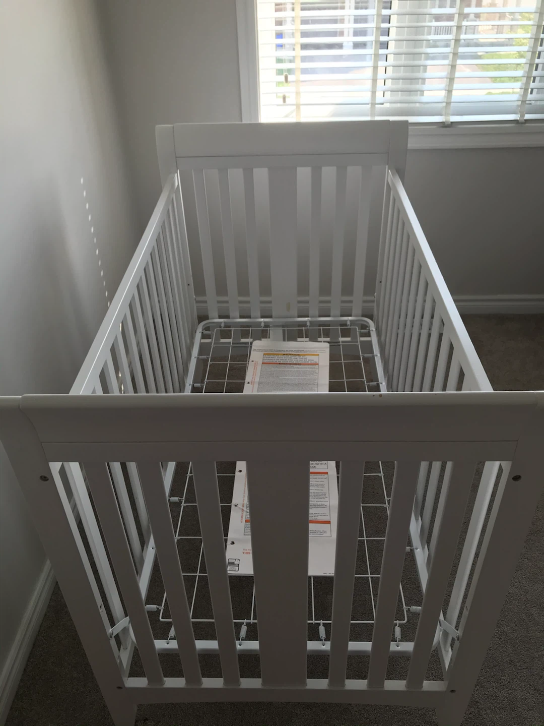 White Wooden Baby Crib - photo 4