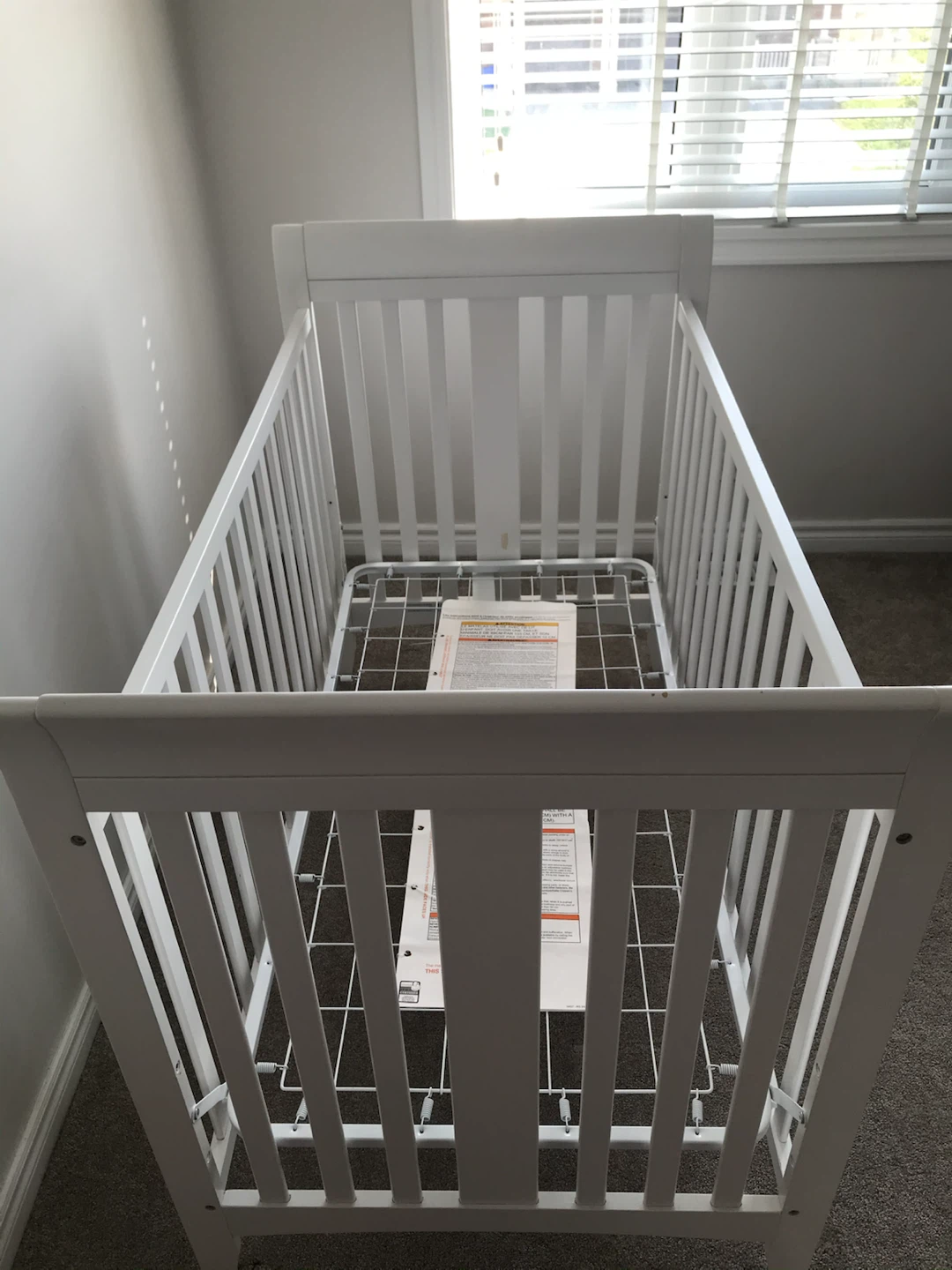 White Wooden Baby Crib - photo 5