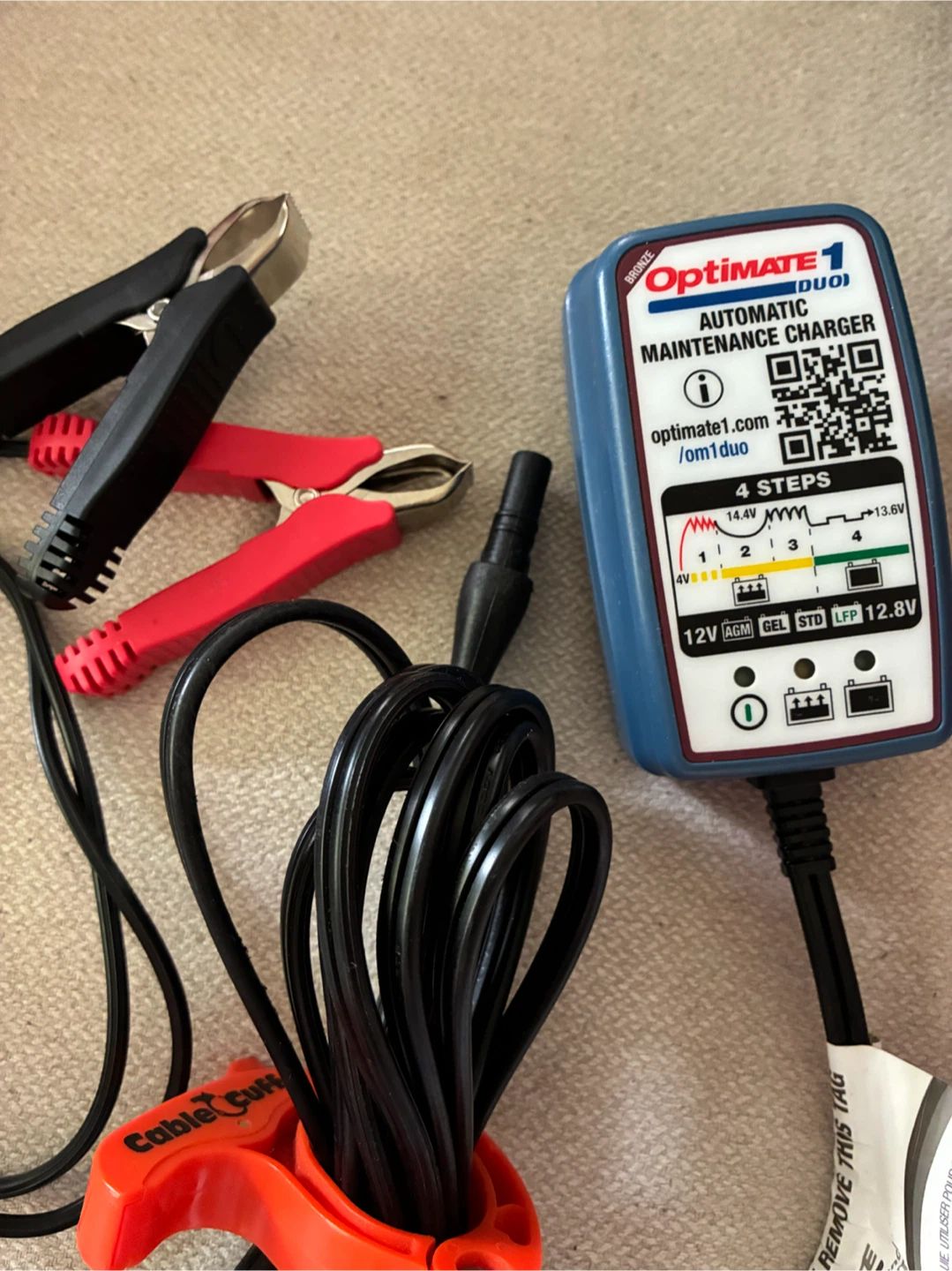 TecMate Optimate 1 Duo Automatic Battery Charger