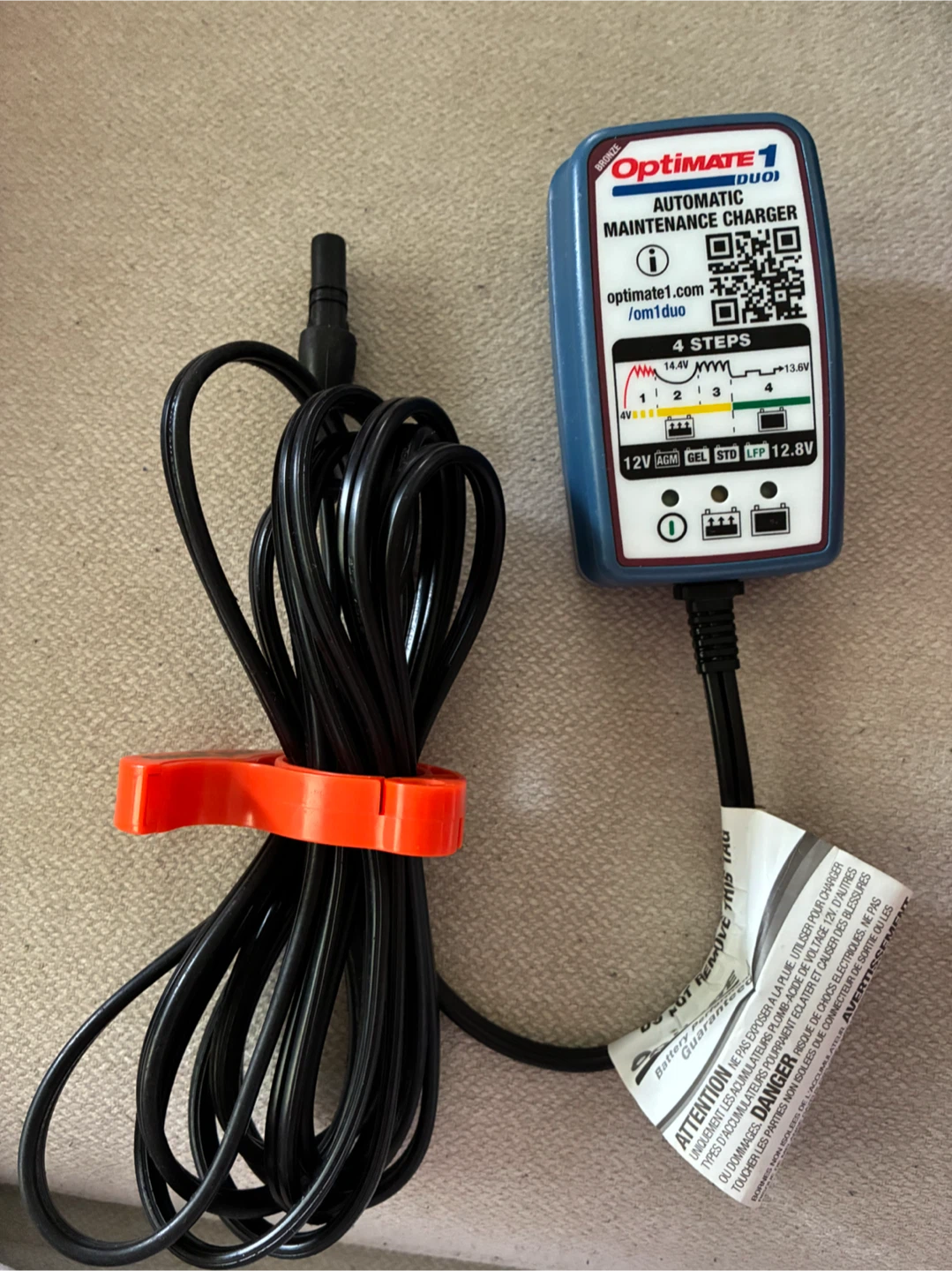 TecMate Optimate 1 Duo Automatic Battery Charger - photo 3