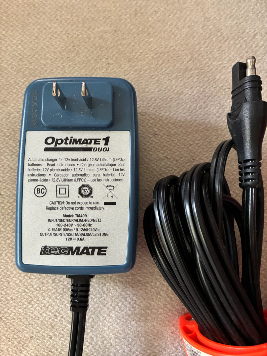 TecMate Optimate 1 Duo Automatic Battery Charger - photo 4