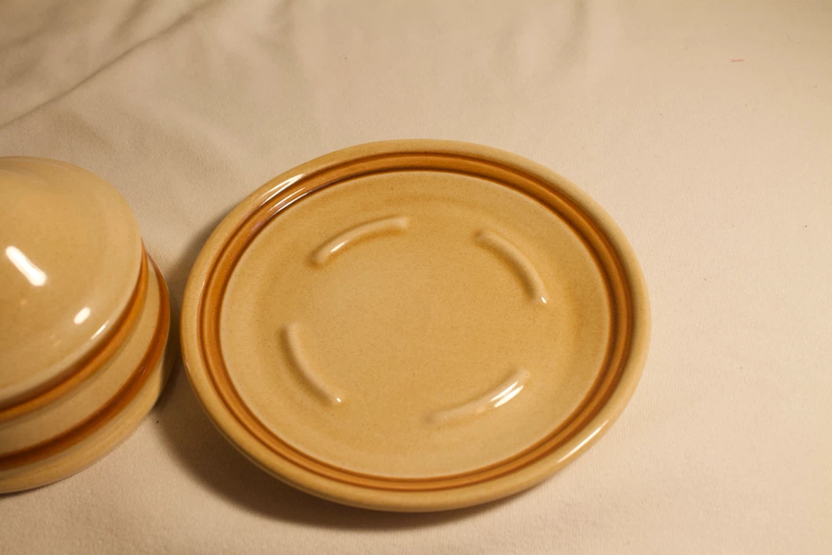 Ceramic Butter Dish Beauceware Vintage - photo 4
