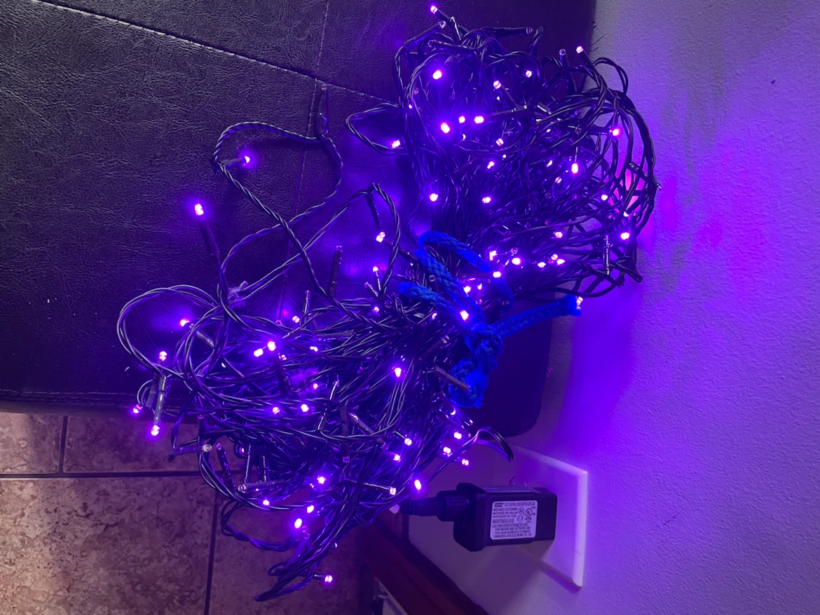 Purple LED String Lights