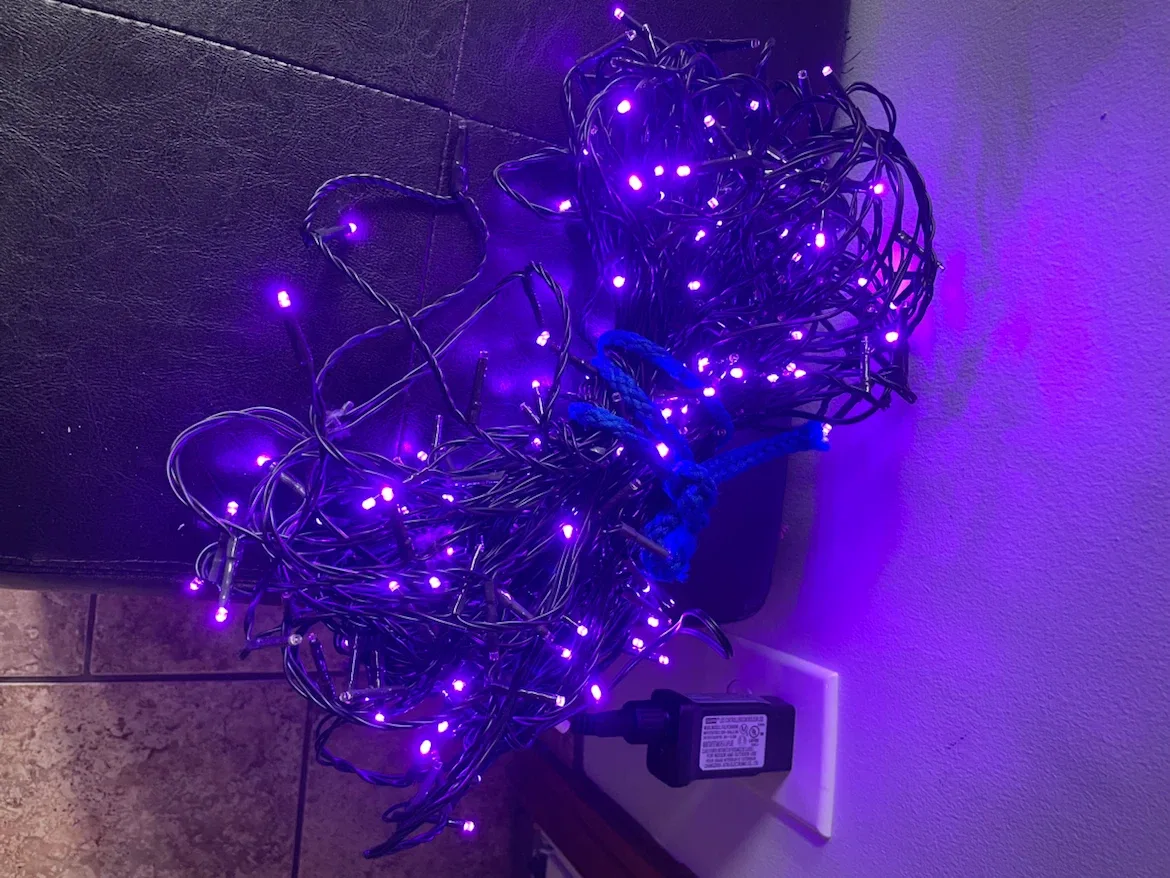 Purple LED String Lights