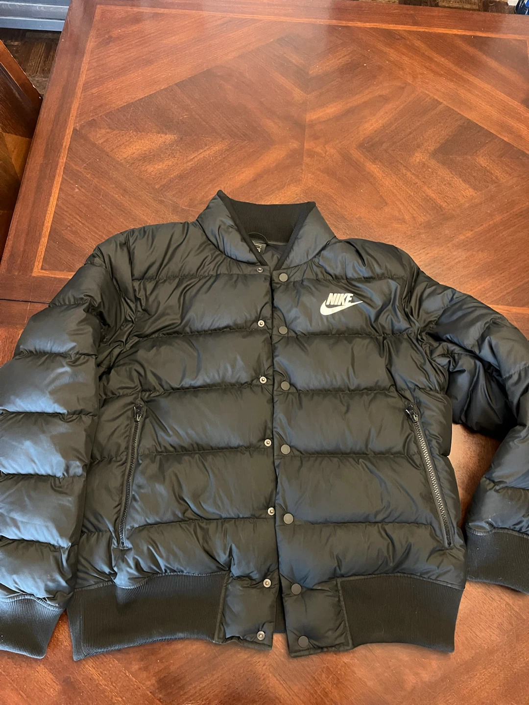 Nike Down Bomber Jacket - Black - Large