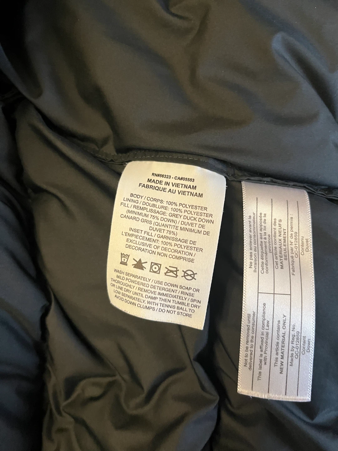 Nike Down Bomber Jacket - Black - Large - photo 5