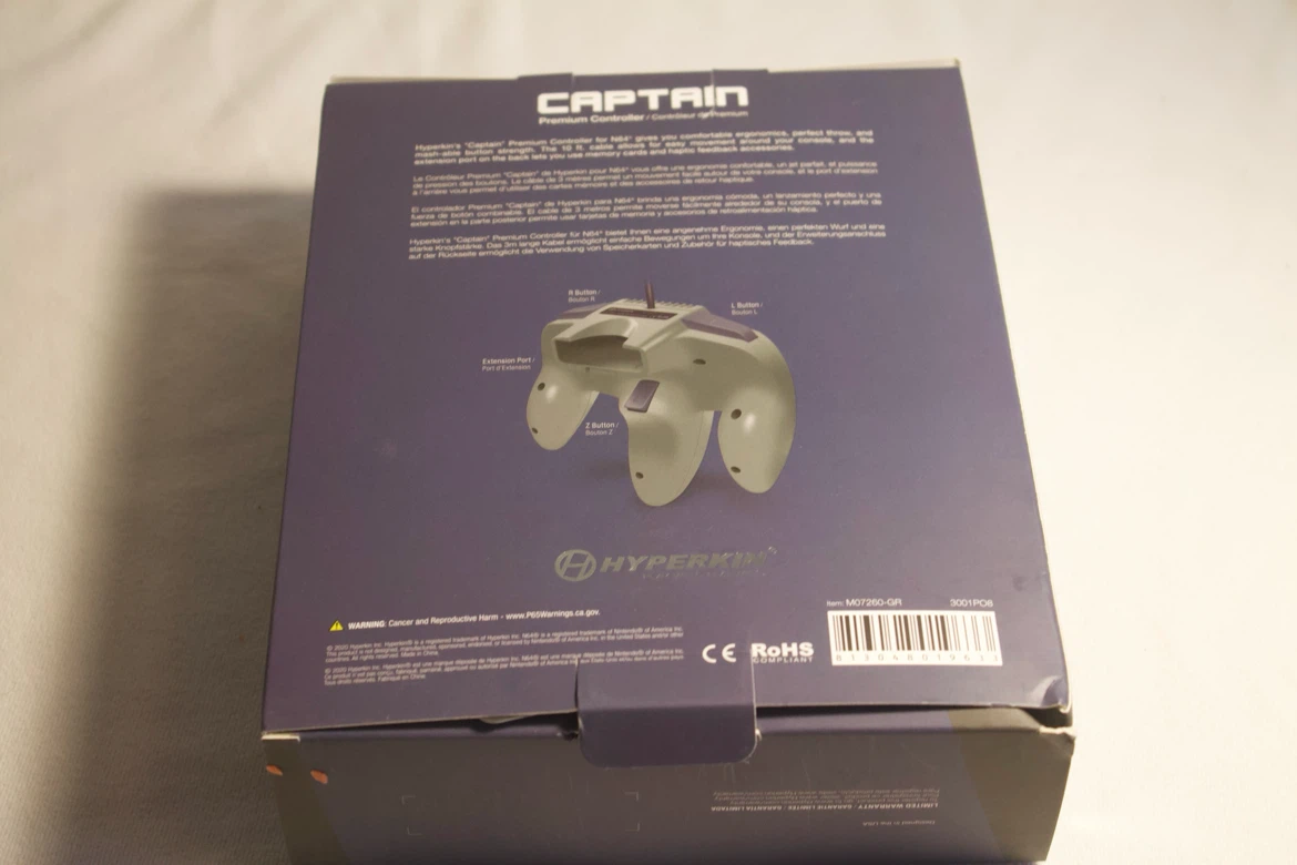 Captain Brand Nintendo 64 Controller in Box - photo 3